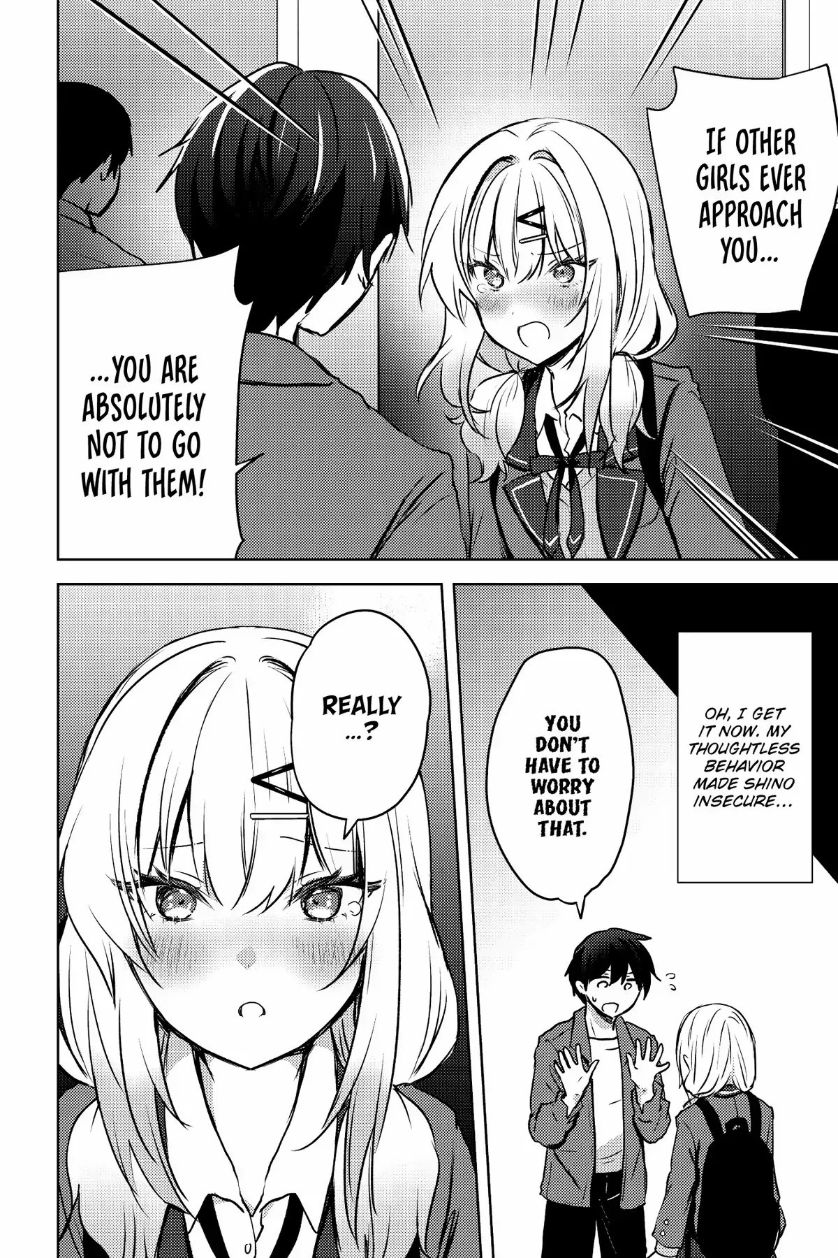 The Babe at My Back Has Her Eye on Me. I’m Done For. Chapter 9 page 12 - 