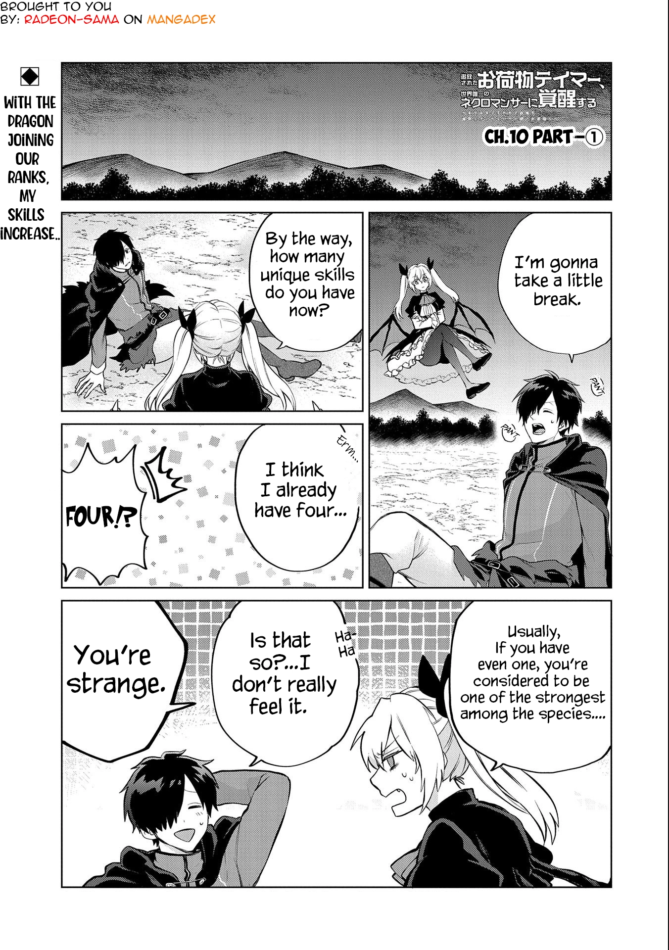The Banished Cargo Master Awakens as the Only Necromancer in the World Chapter 10.1 page 1 - 