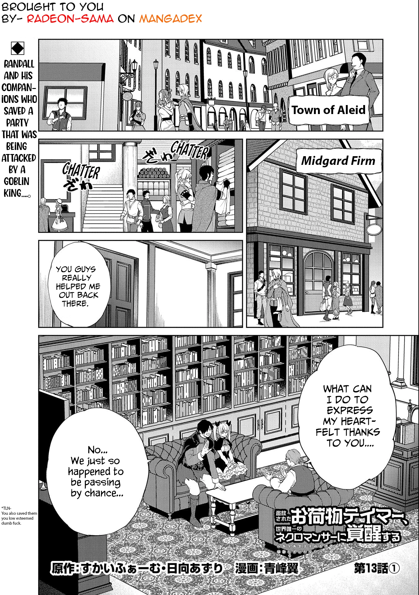 The Banished Cargo Master Awakens as the Only Necromancer in the World Chapter 13.1 page 1 - 