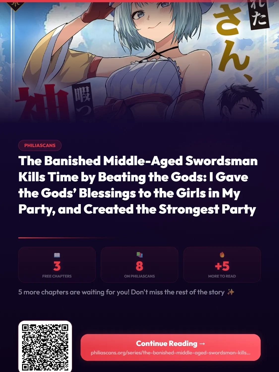 The Banished Middle-Aged Swordsman Kills Time by Beating the Gods: I Gave the Gods