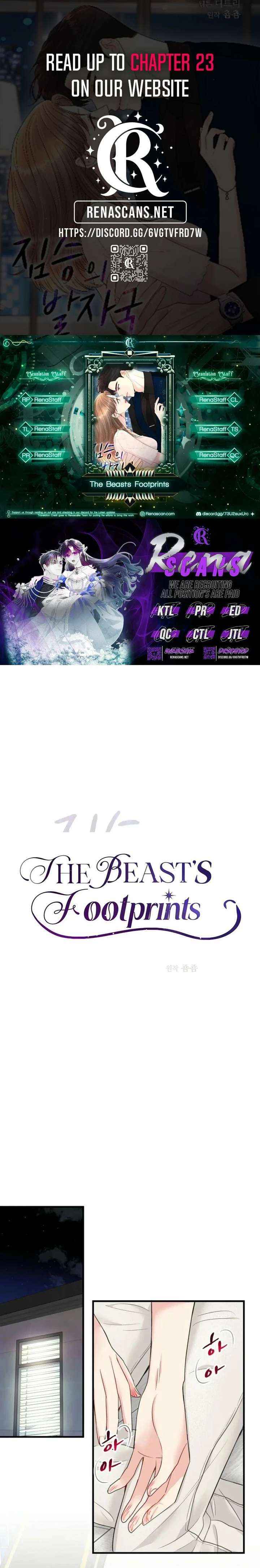 The Beast’s Footprints Chapter 16 page 1 - 