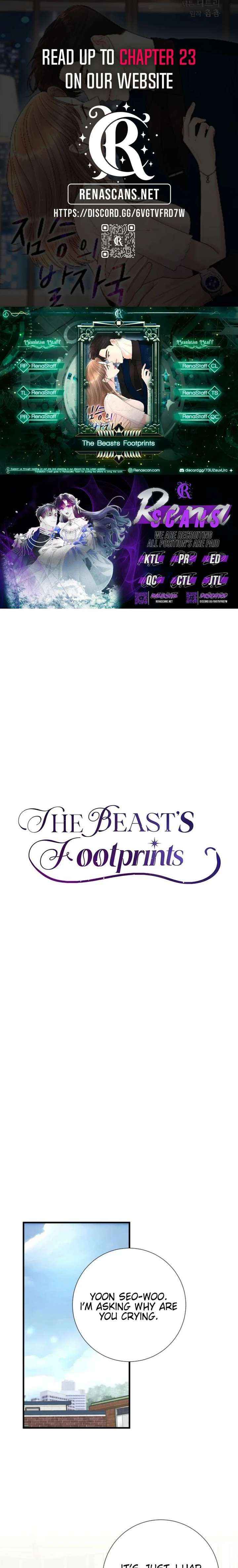 The Beast’s Footprints Chapter 17 page 1 - 