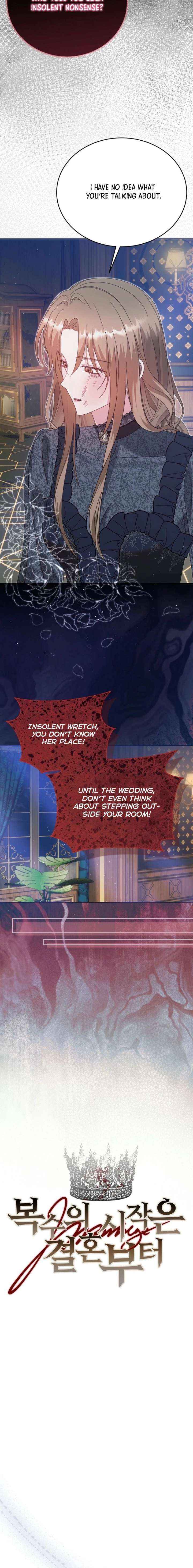 The Beginning of Revenge Starts with Marriage Chapter 4 page 2 - 