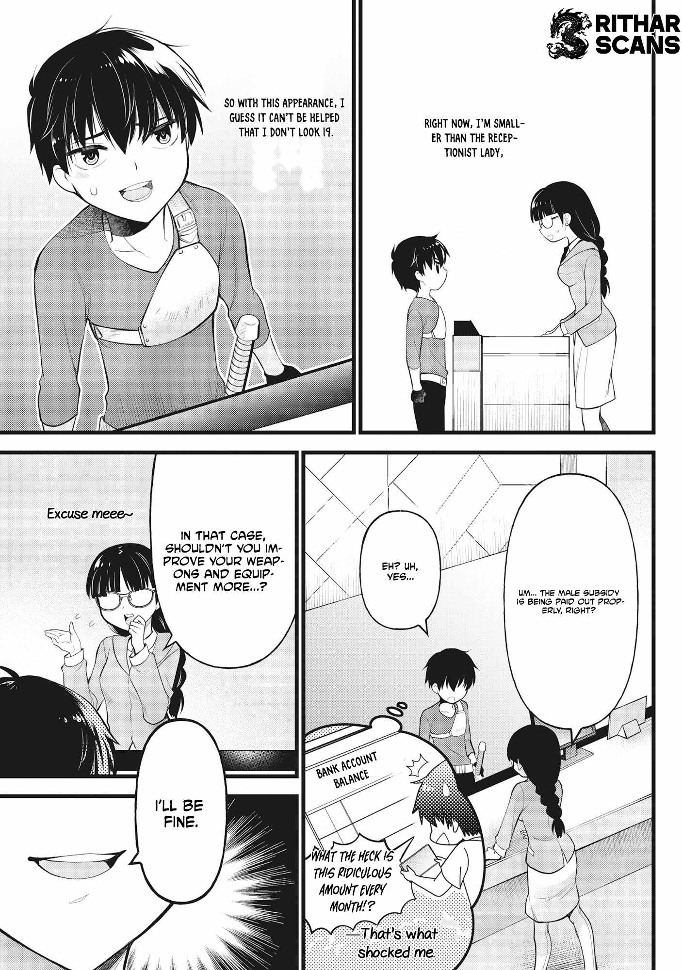 The Belly-Punching Dungeon Streamer: Why I Fight Even in a World with a 1:100 Male-to-Female Ratio Chapter 1 page 11 - 
