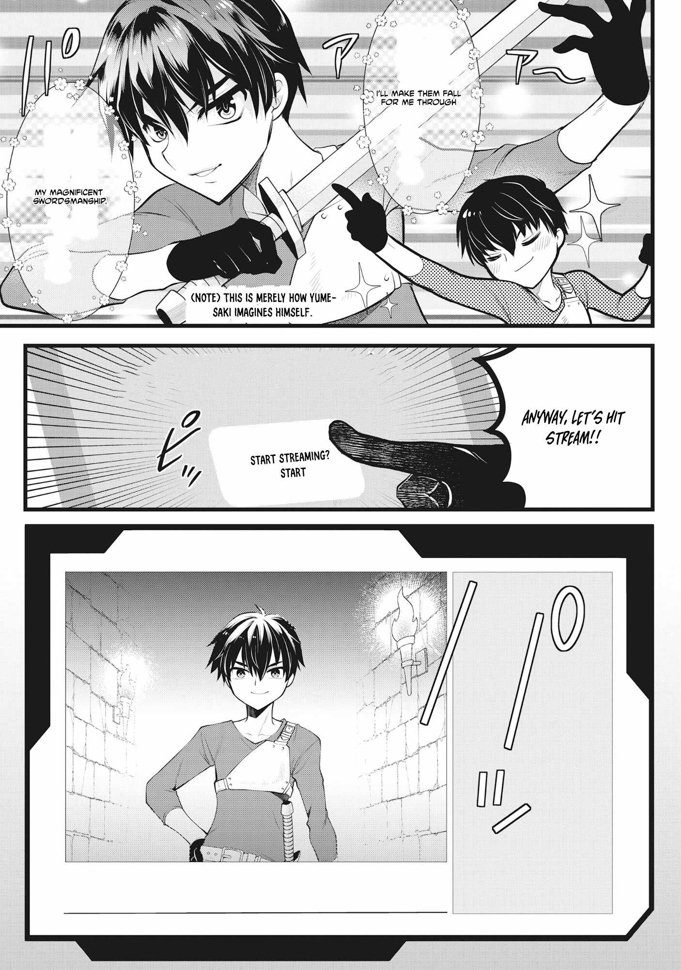 The Belly-Punching Dungeon Streamer: Why I Fight Even in a World with a 1:100 Male-to-Female Ratio Chapter 1 page 21 - 