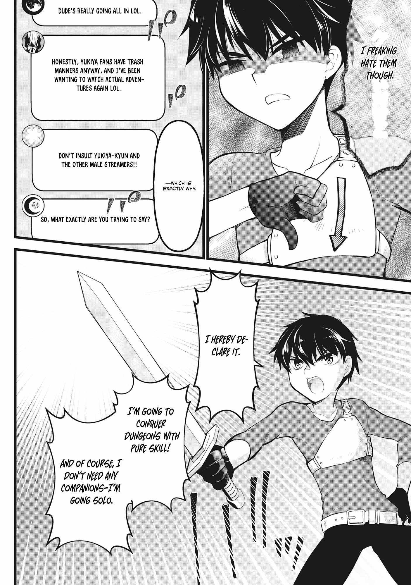The Belly-Punching Dungeon Streamer: Why I Fight Even in a World with a 1:100 Male-to-Female Ratio Chapter 1 page 24 - 