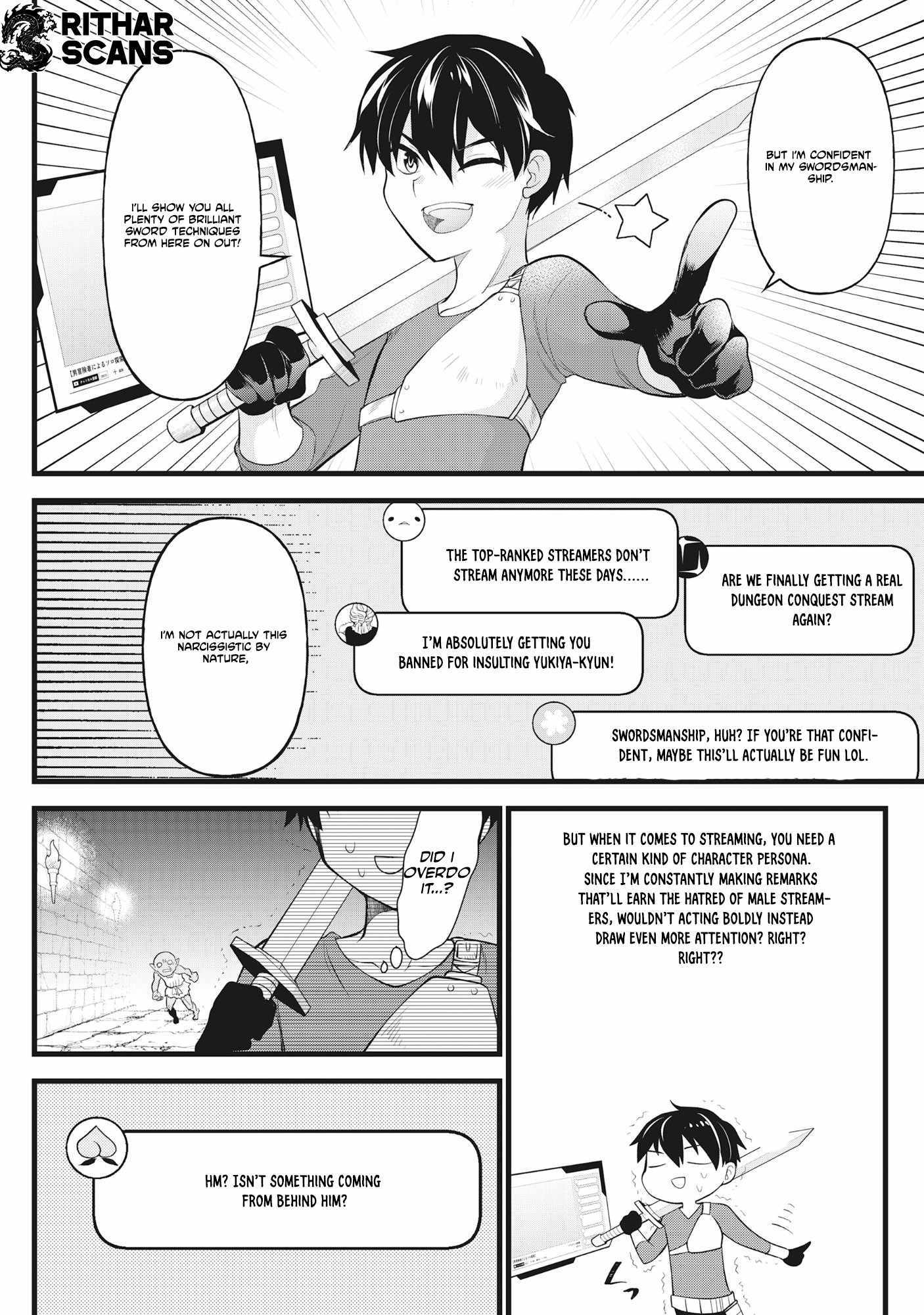 The Belly-Punching Dungeon Streamer: Why I Fight Even in a World with a 1:100 Male-to-Female Ratio Chapter 1 page 26 - 