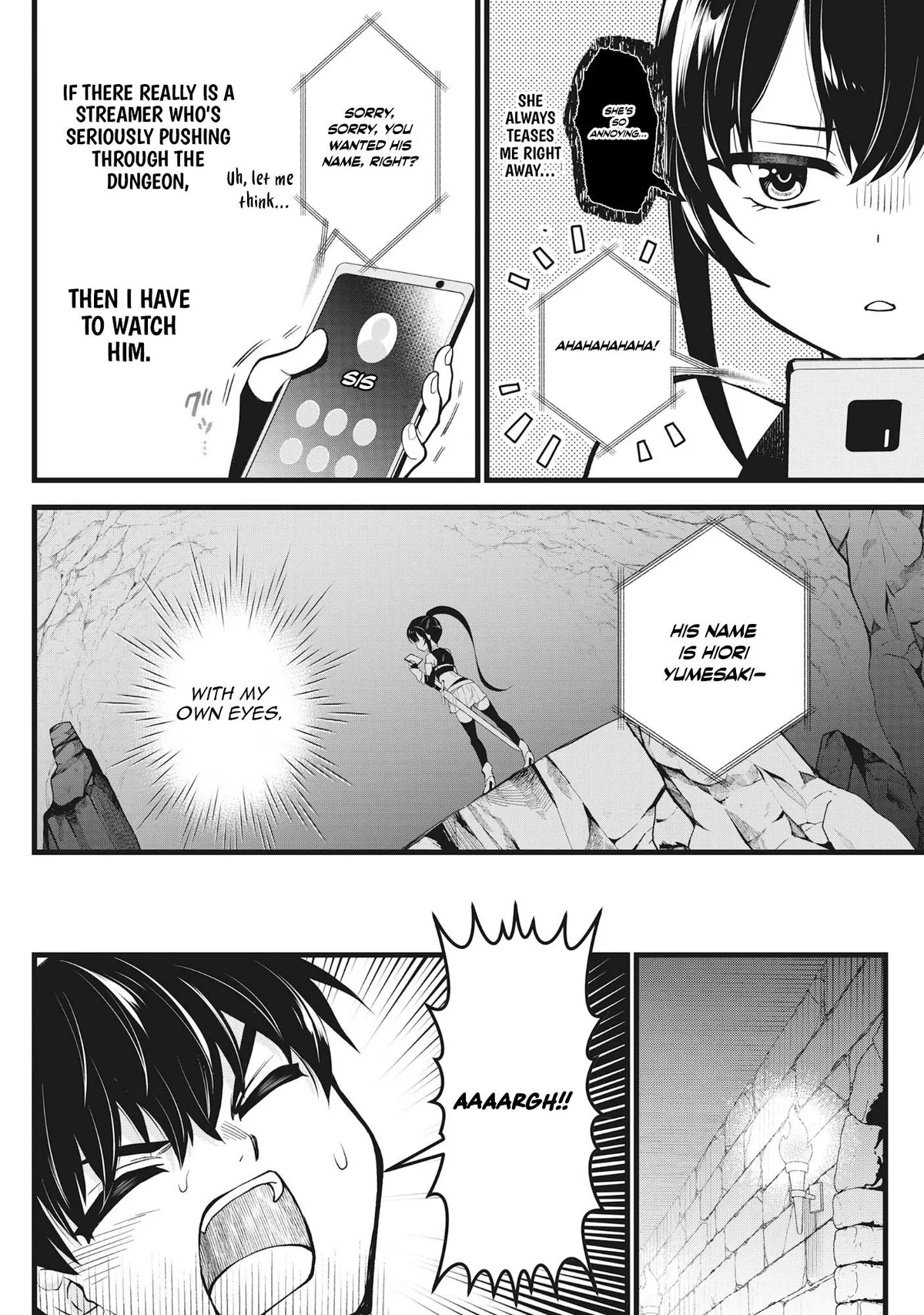 The Belly-Punching Dungeon Streamer: Why I Fight Even in a World with a 1:100 Male-to-Female Ratio Chapter 2 page 19 - 