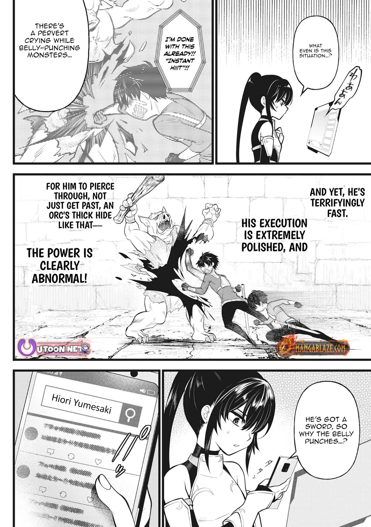 The Belly-Punching Dungeon Streamer: Why I Fight Even in a World with a 1:100 Male-to-Female Ratio Chapter 2 page 21 - 