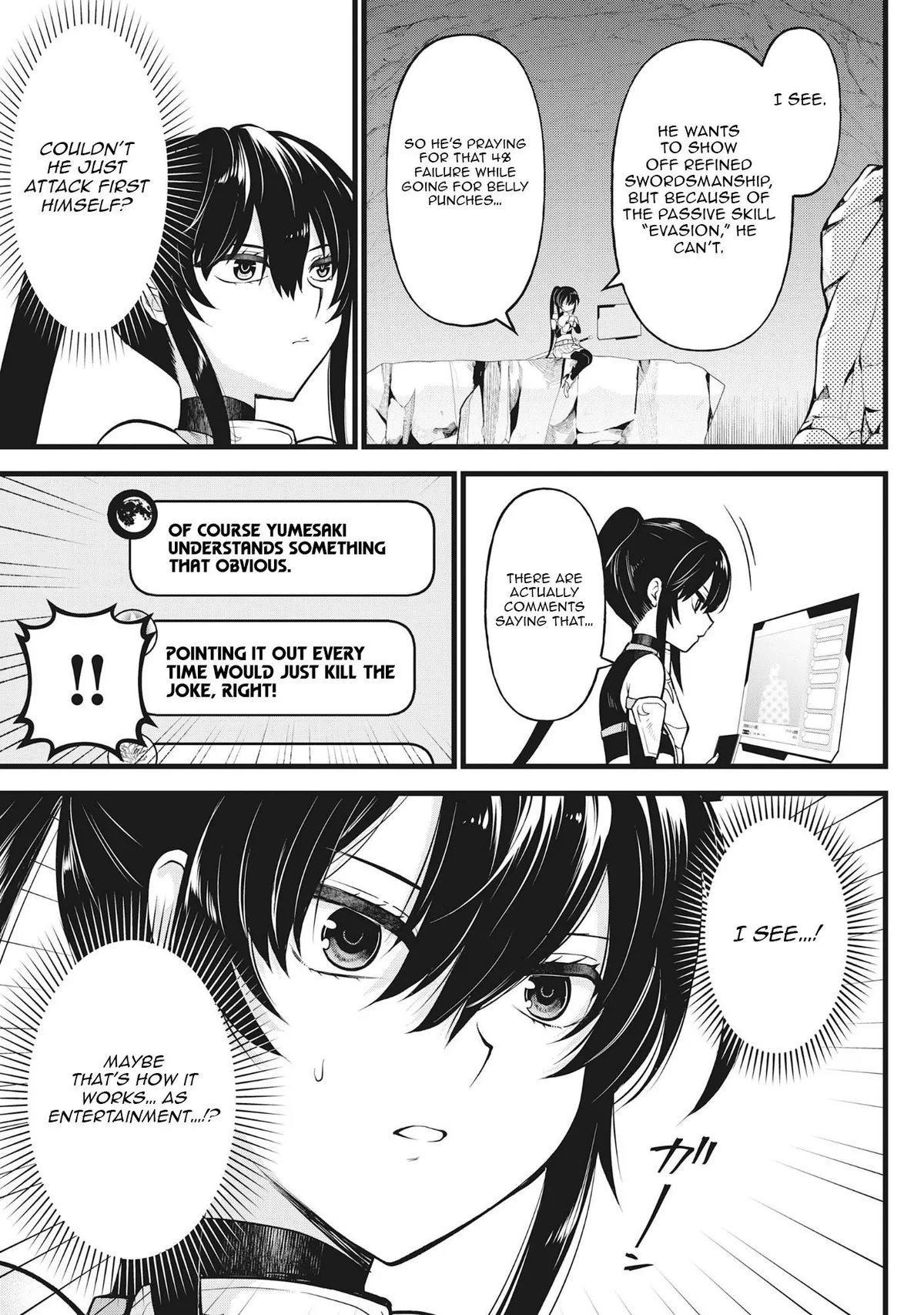 The Belly-Punching Dungeon Streamer: Why I Fight Even in a World with a 1:100 Male-to-Female Ratio Chapter 2 page 22 - 