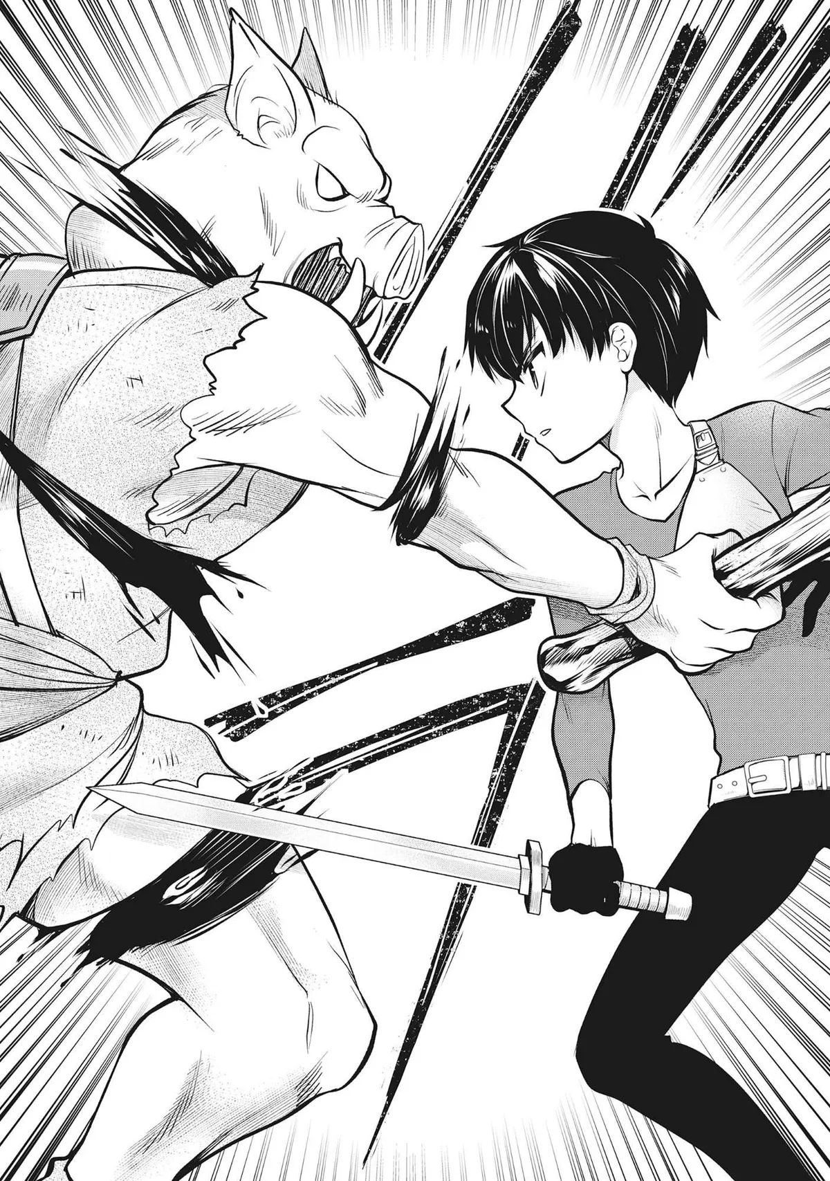 The Belly-Punching Dungeon Streamer: Why I Fight Even in a World with a 1:100 Male-to-Female Ratio Chapter 2 page 32 - 