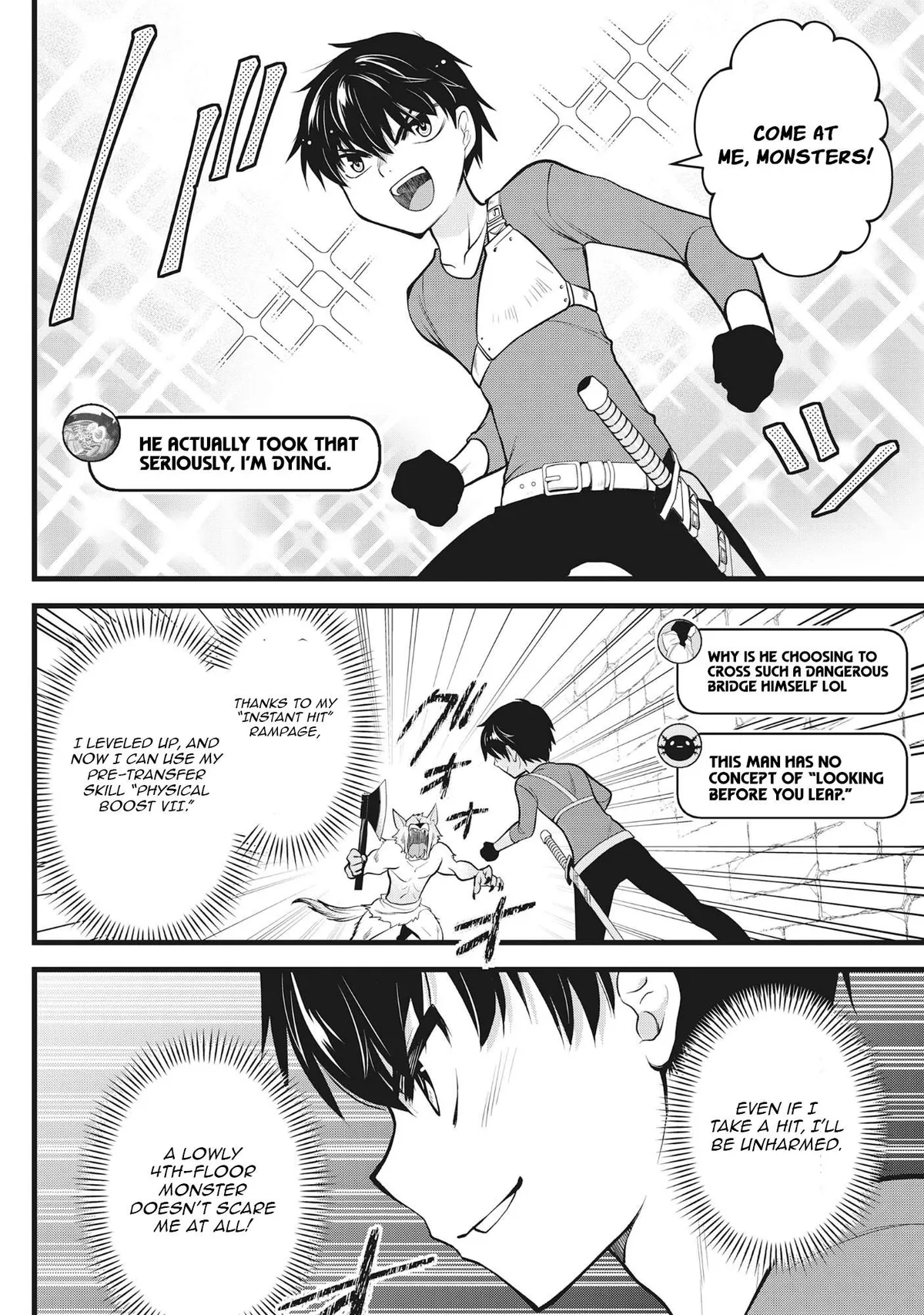 The Belly-Punching Dungeon Streamer: Why I Fight Even in a World with a 1:100 Male-to-Female Ratio Chapter 2 page 7 - 