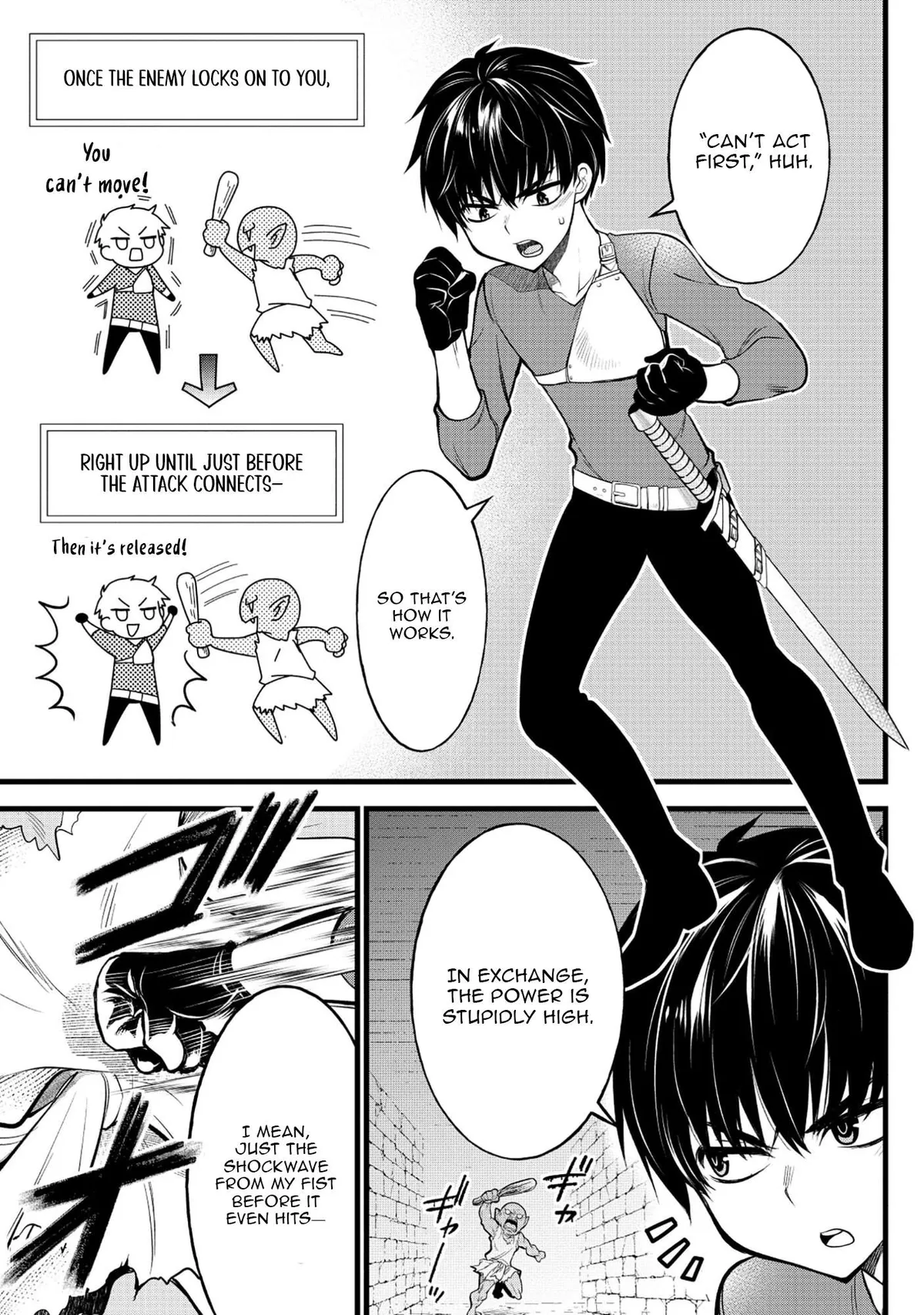 The Belly-Punching Dungeon Streamer: Why I Fight Even in a World with a 1:100 Male-to-Female Ratio Chapter 3 page 12 - 