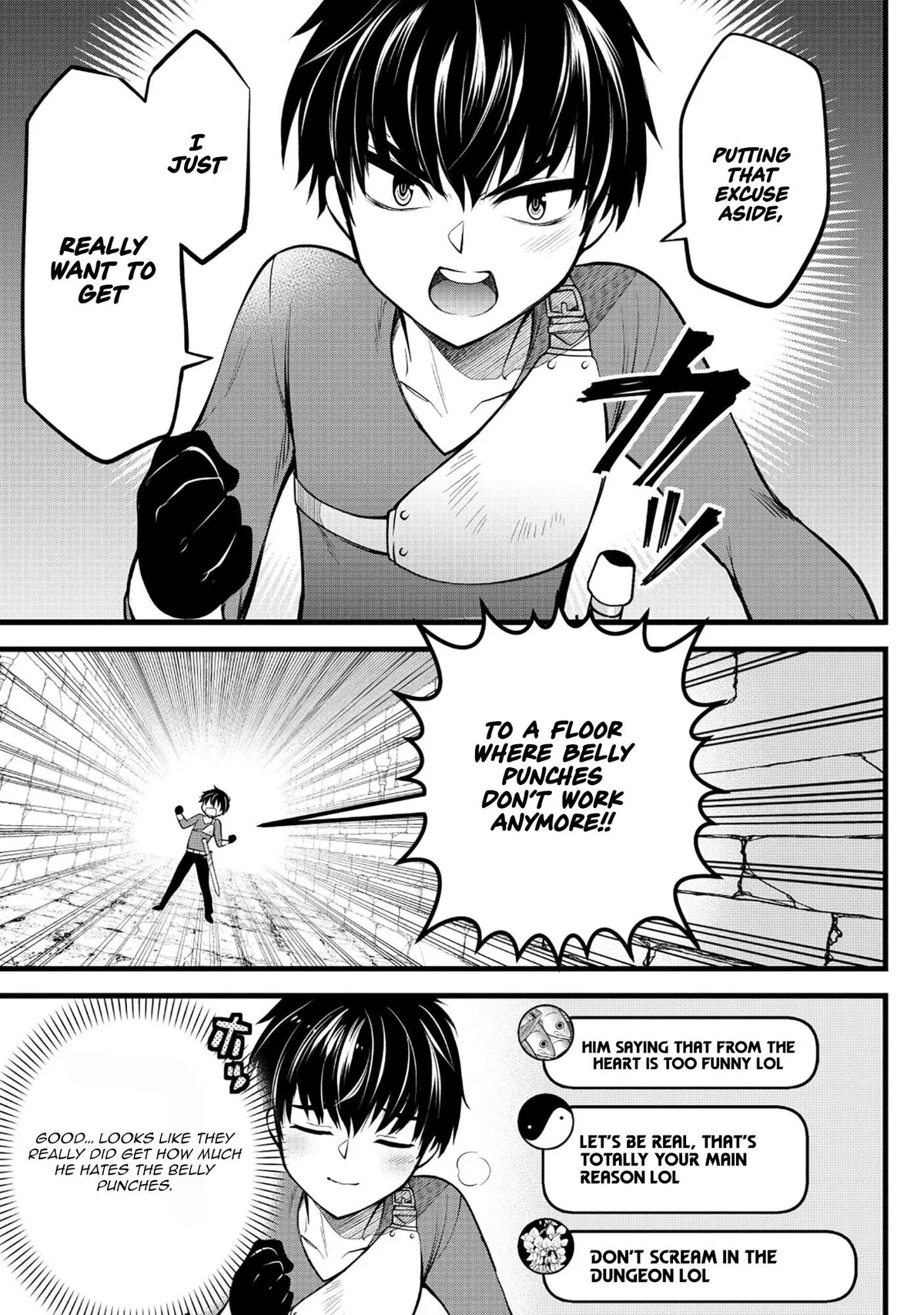 The Belly-Punching Dungeon Streamer: Why I Fight Even in a World with a 1:100 Male-to-Female Ratio Chapter 3 page 20 - 
