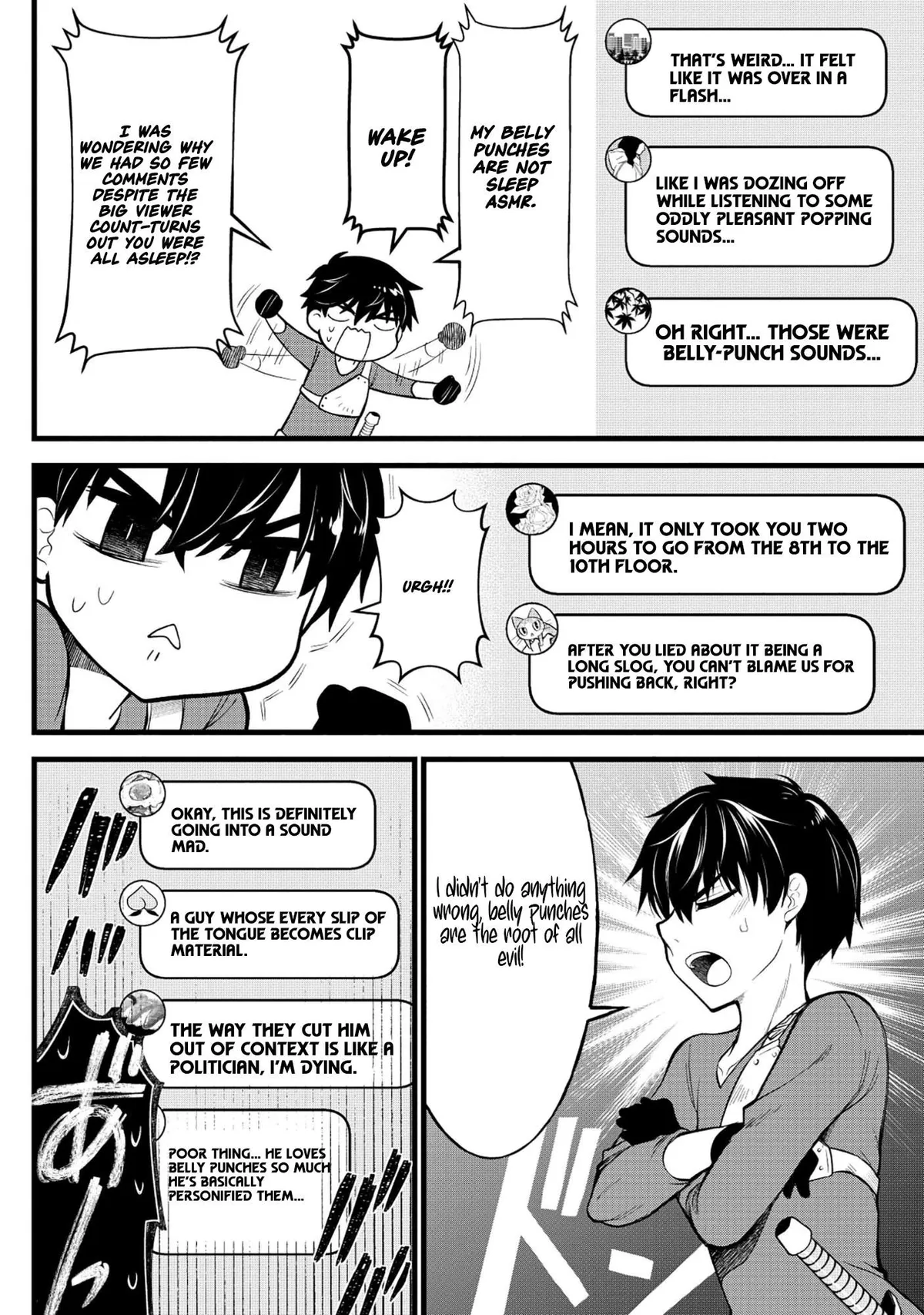 The Belly-Punching Dungeon Streamer: Why I Fight Even in a World with a 1:100 Male-to-Female Ratio Chapter 3 page 23 - 