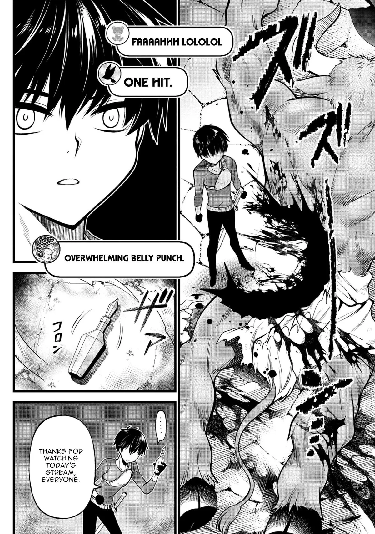 The Belly-Punching Dungeon Streamer: Why I Fight Even in a World with a 1:100 Male-to-Female Ratio Chapter 3 page 28 - 