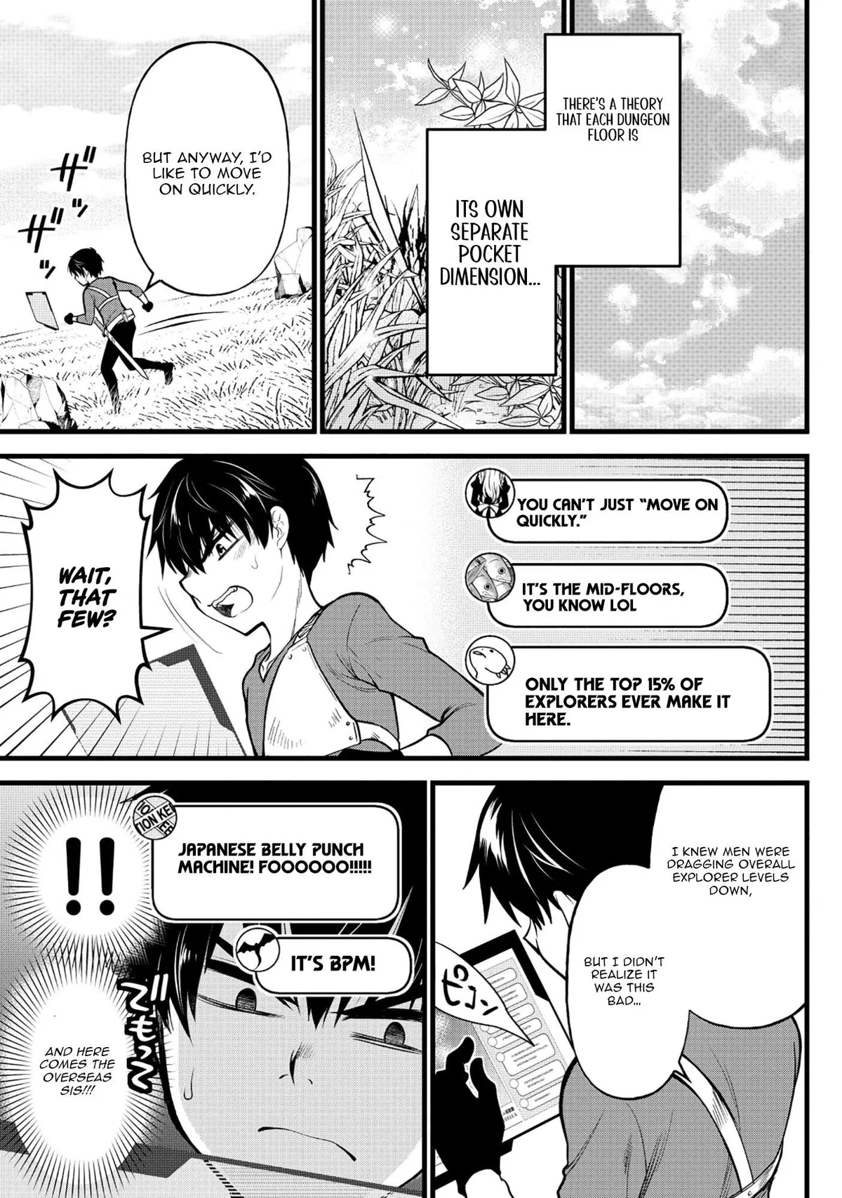 The Belly-Punching Dungeon Streamer: Why I Fight Even in a World with a 1:100 Male-to-Female Ratio Chapter 3 page 31 - 