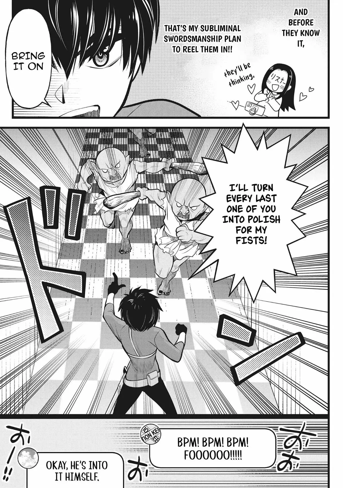 The Belly-Punching Dungeon Streamer: Why I Fight Even in a World with a 1:100 Male-to-Female Ratio Chapter 4 page 15 - 