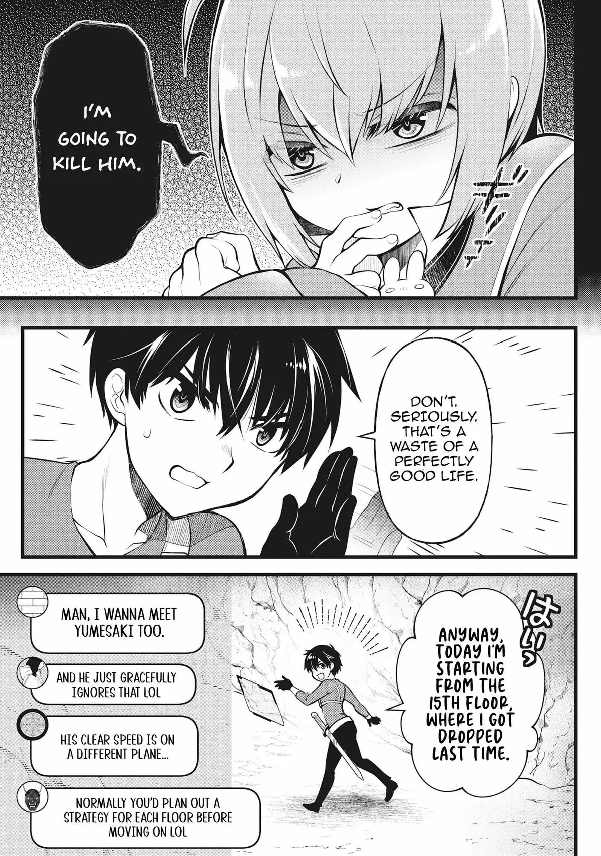 The Belly-Punching Dungeon Streamer: Why I Fight Even in a World with a 1:100 Male-to-Female Ratio Chapter 4 page 19 - 