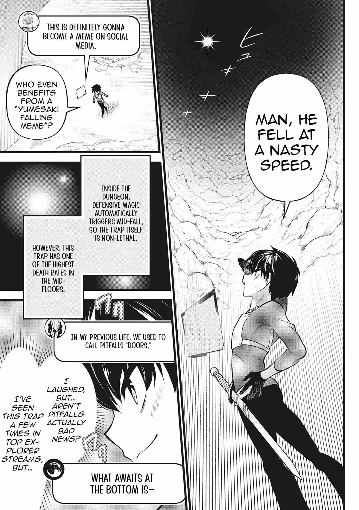 The Belly-Punching Dungeon Streamer: Why I Fight Even in a World with a 1:100 Male-to-Female Ratio Chapter 4 page 3 - 
