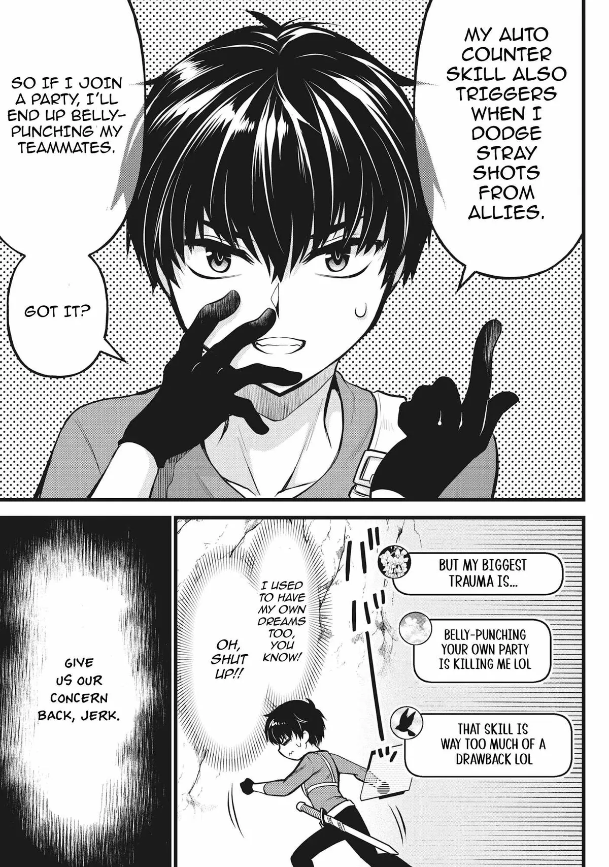 The Belly-Punching Dungeon Streamer: Why I Fight Even in a World with a 1:100 Male-to-Female Ratio Chapter 4 page 21 - 