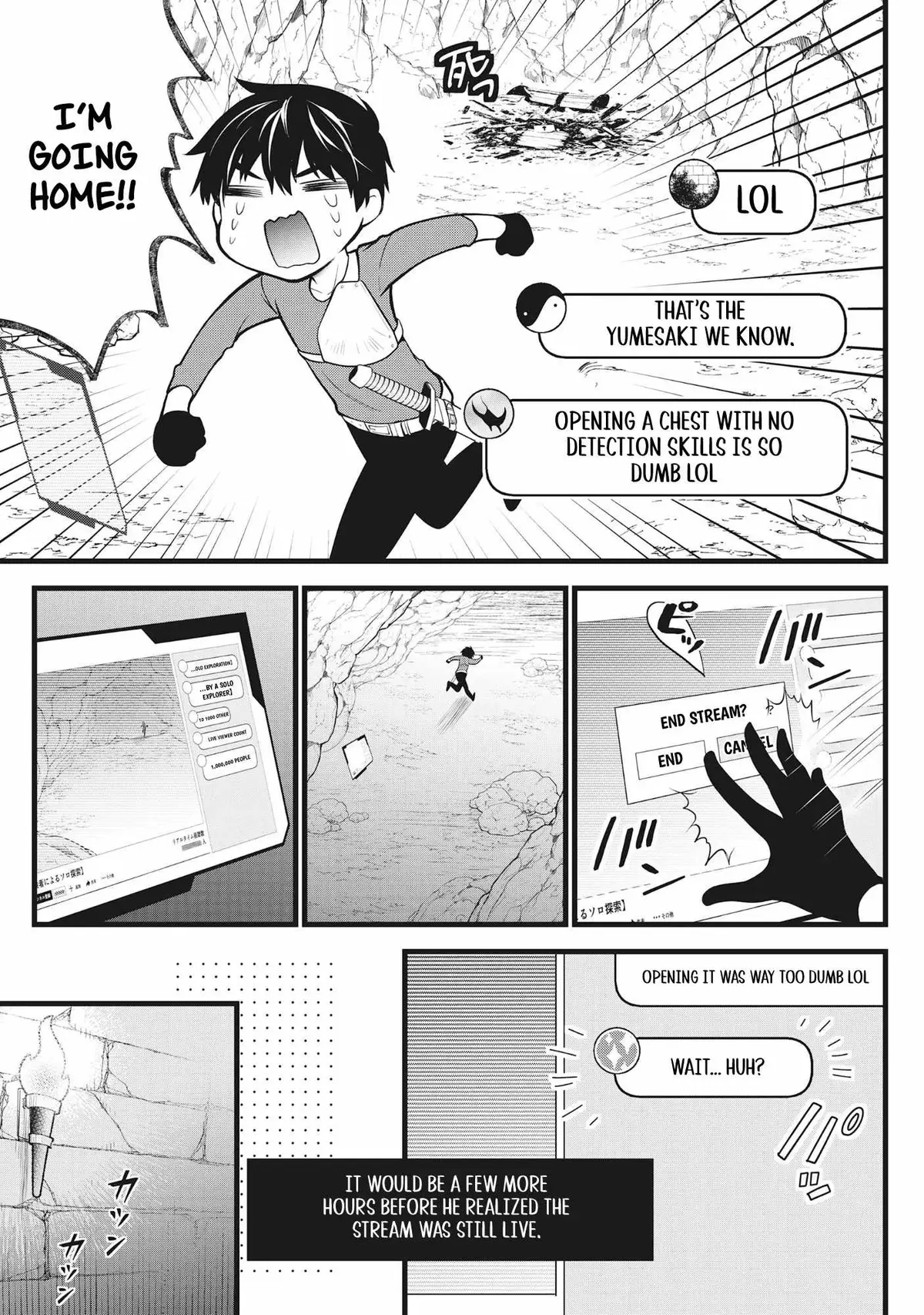 The Belly-Punching Dungeon Streamer: Why I Fight Even in a World with a 1:100 Male-to-Female Ratio Chapter 4 page 29 - 