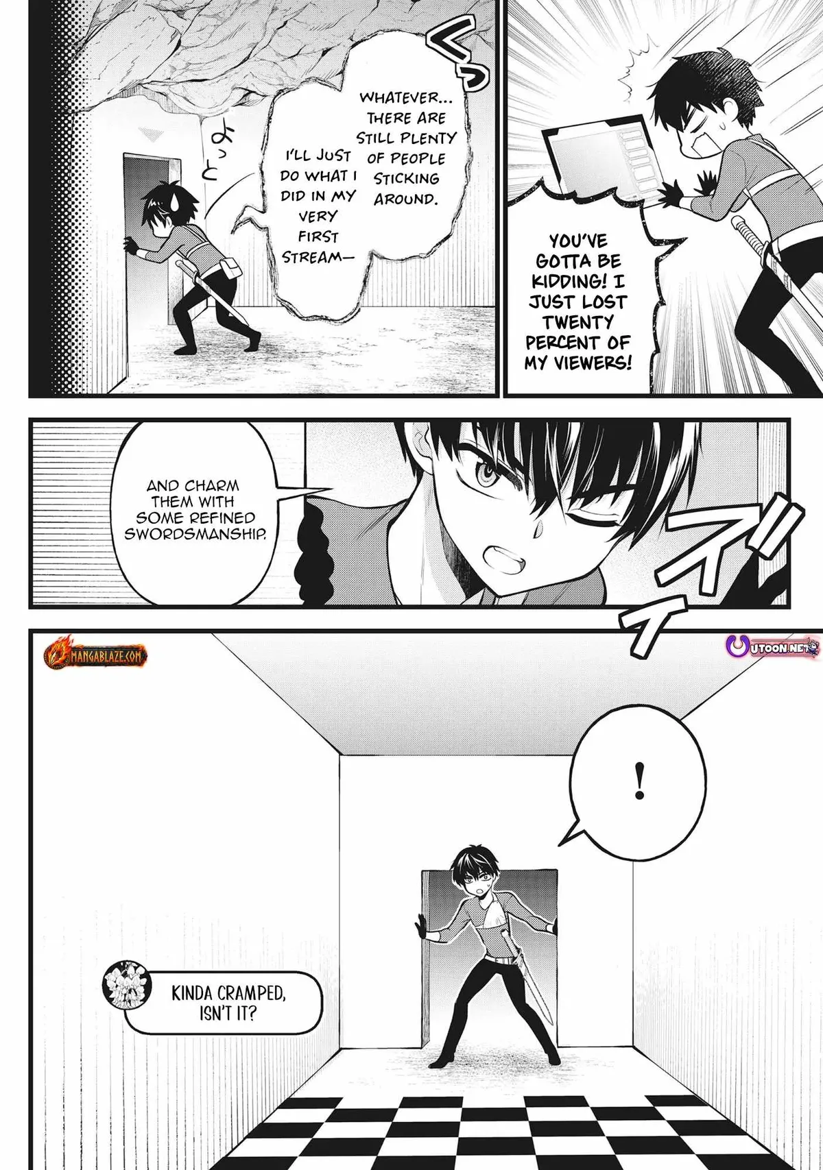 The Belly-Punching Dungeon Streamer: Why I Fight Even in a World with a 1:100 Male-to-Female Ratio Chapter 4 page 6 - 