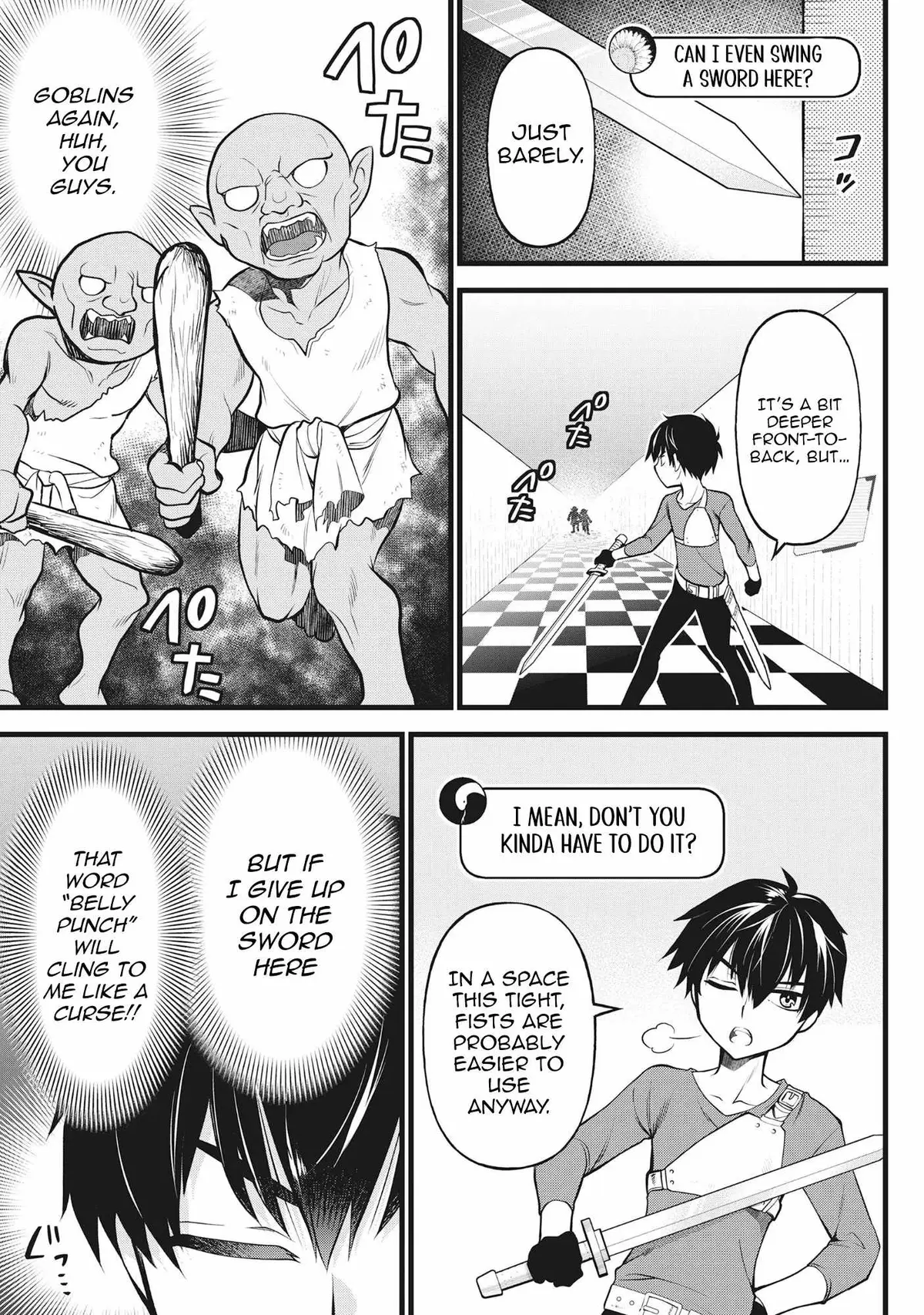 The Belly-Punching Dungeon Streamer: Why I Fight Even in a World with a 1:100 Male-to-Female Ratio Chapter 4 page 7 - 