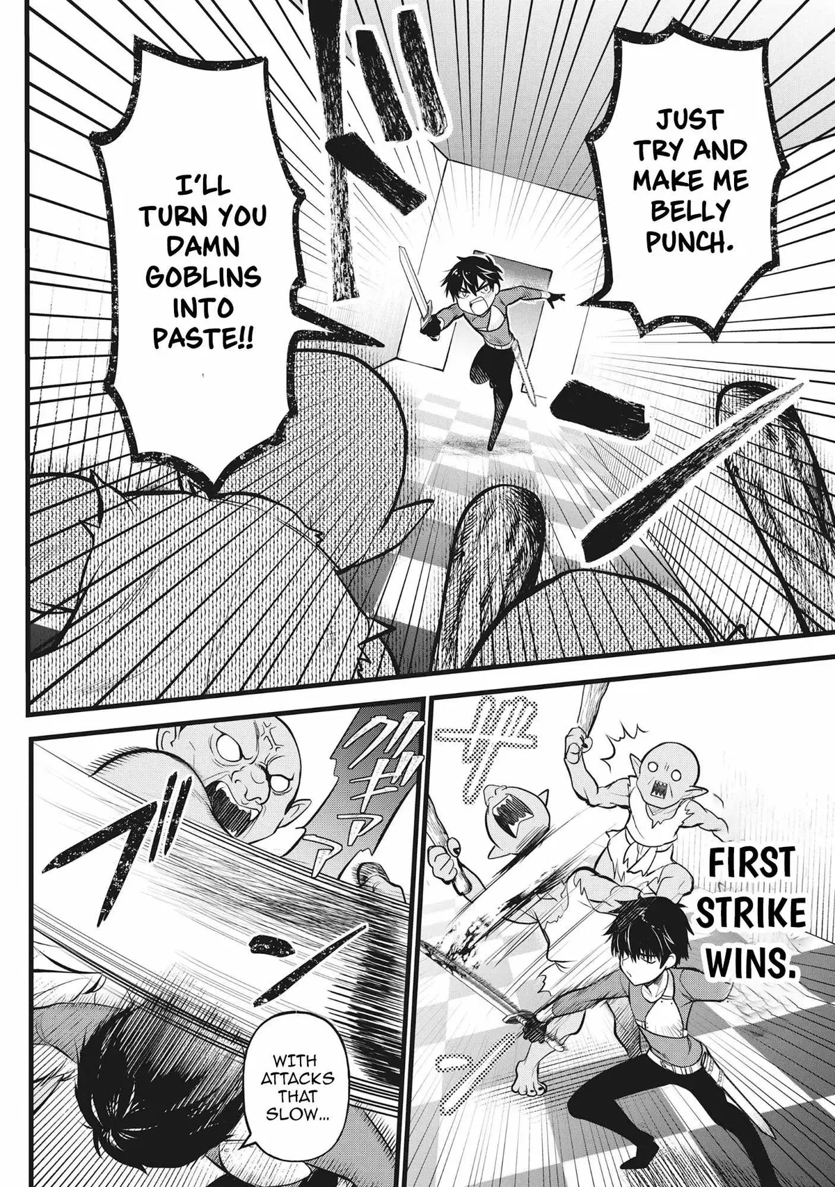 The Belly-Punching Dungeon Streamer: Why I Fight Even in a World with a 1:100 Male-to-Female Ratio Chapter 4 page 8 - 