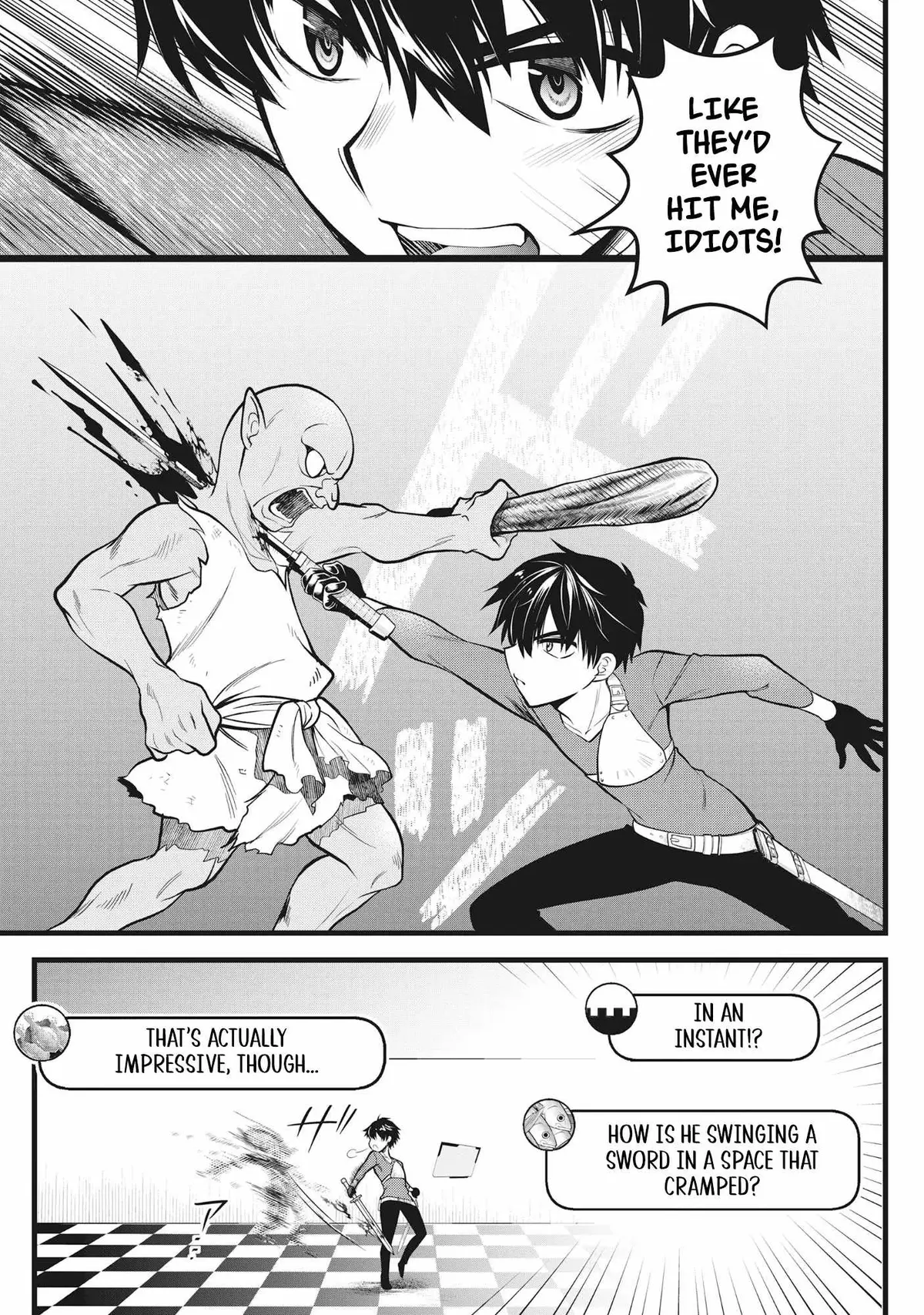 The Belly-Punching Dungeon Streamer: Why I Fight Even in a World with a 1:100 Male-to-Female Ratio Chapter 4 page 9 - 