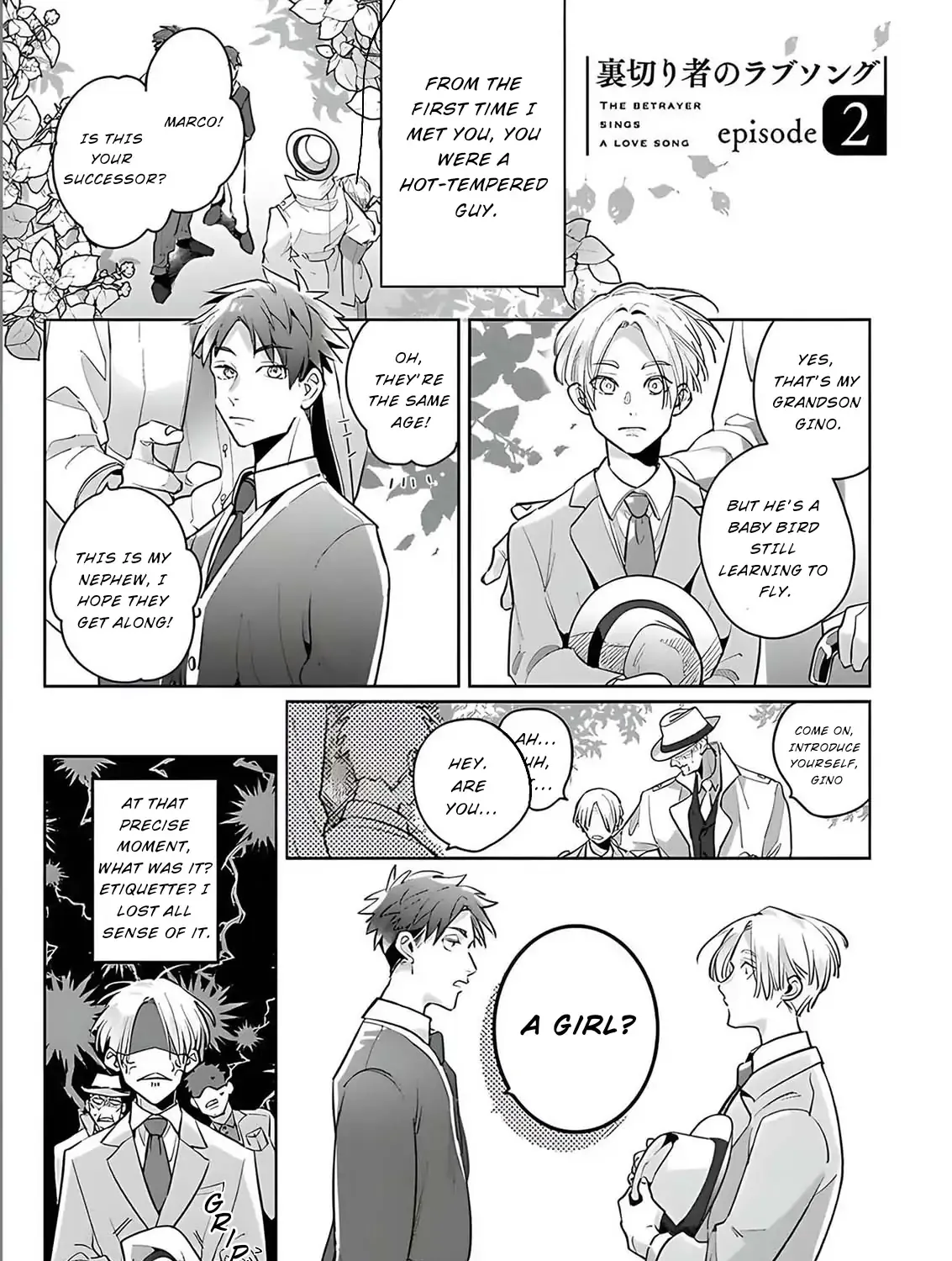 The Betrayer Sings a Love Song Chapter 2 page 1 - 