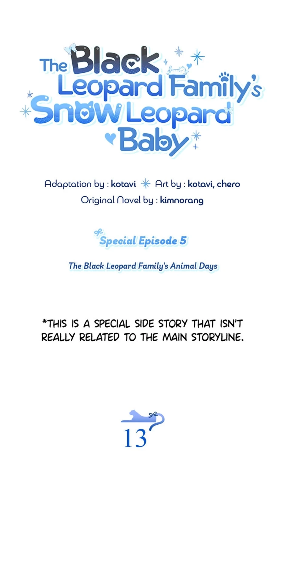 The Black Leopard Family’s Snow Leopard Baby Chapter 41 page 18 - 