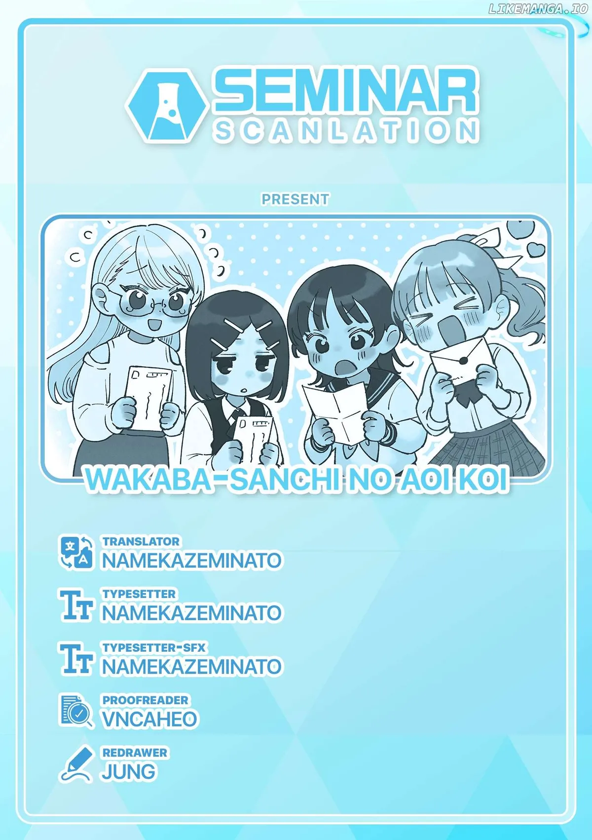 The Blue Love at the Wakaba Household Chapter 11 page 18 - 