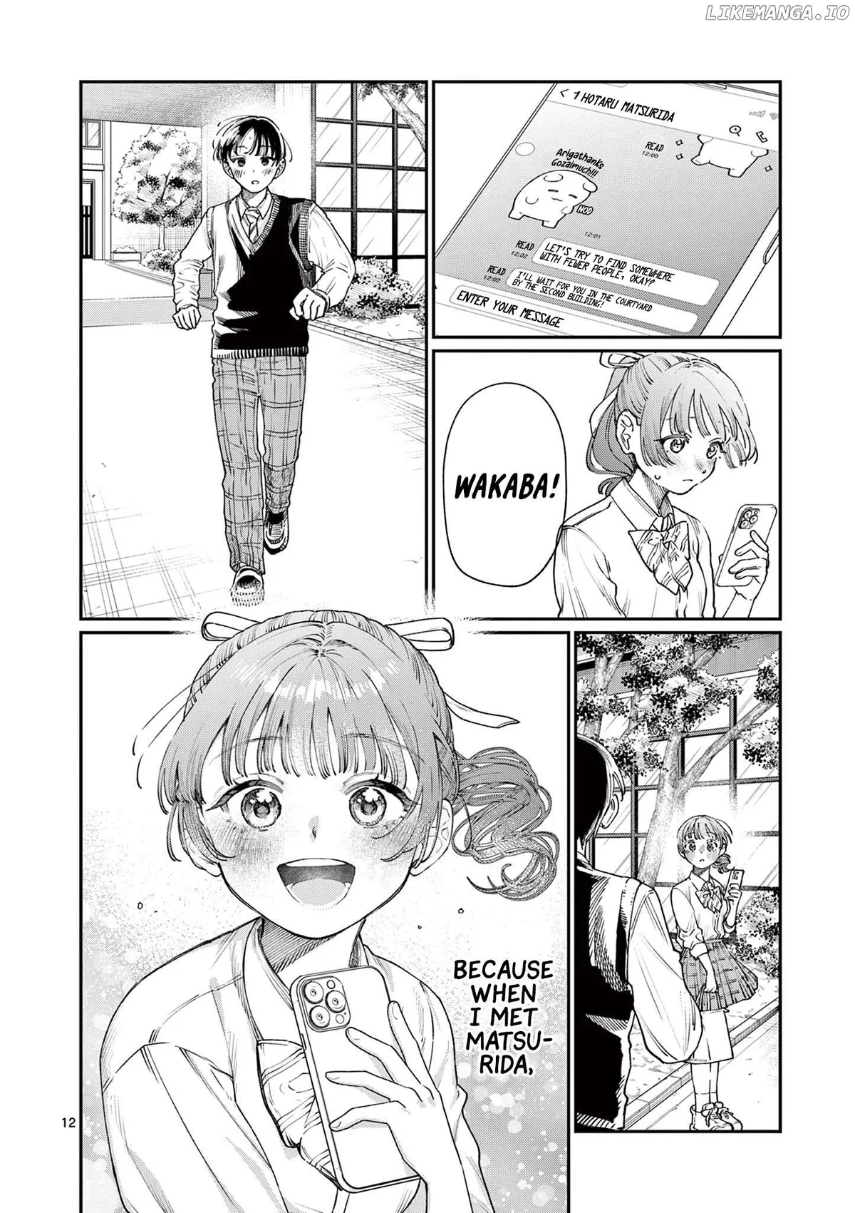 The Blue Love at the Wakaba Household Chapter 15 page 12 - 