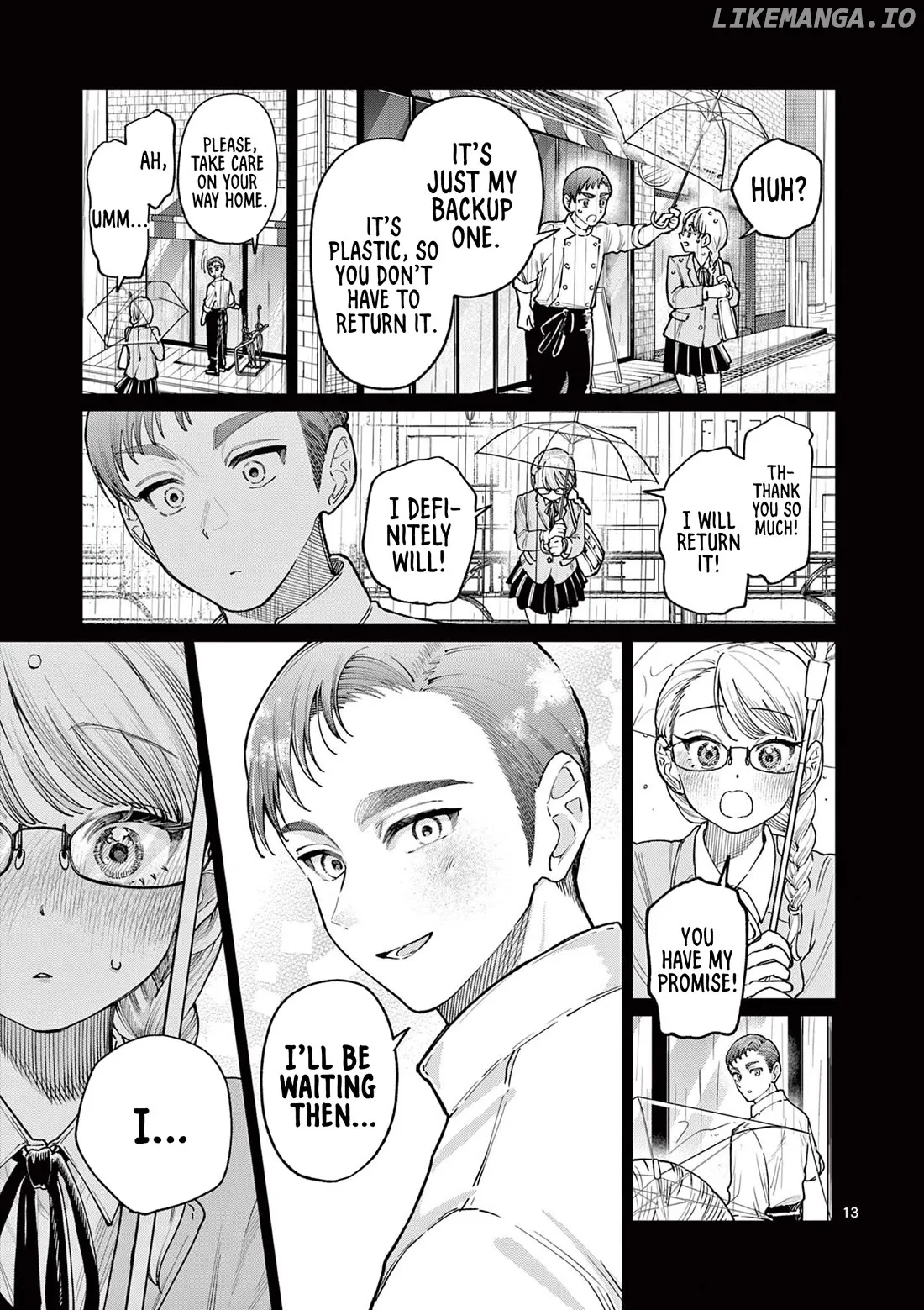 The Blue Love at the Wakaba Household Chapter 23 page 13 - 