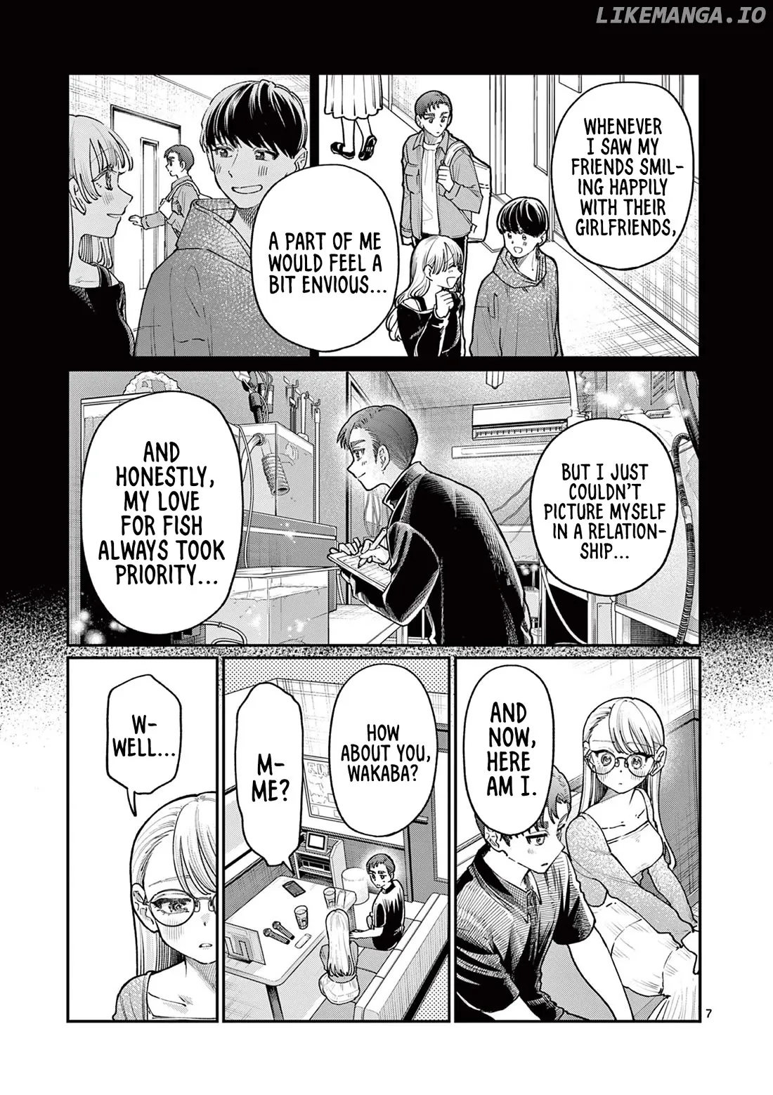 The Blue Love at the Wakaba Household Chapter 23 page 7 - 