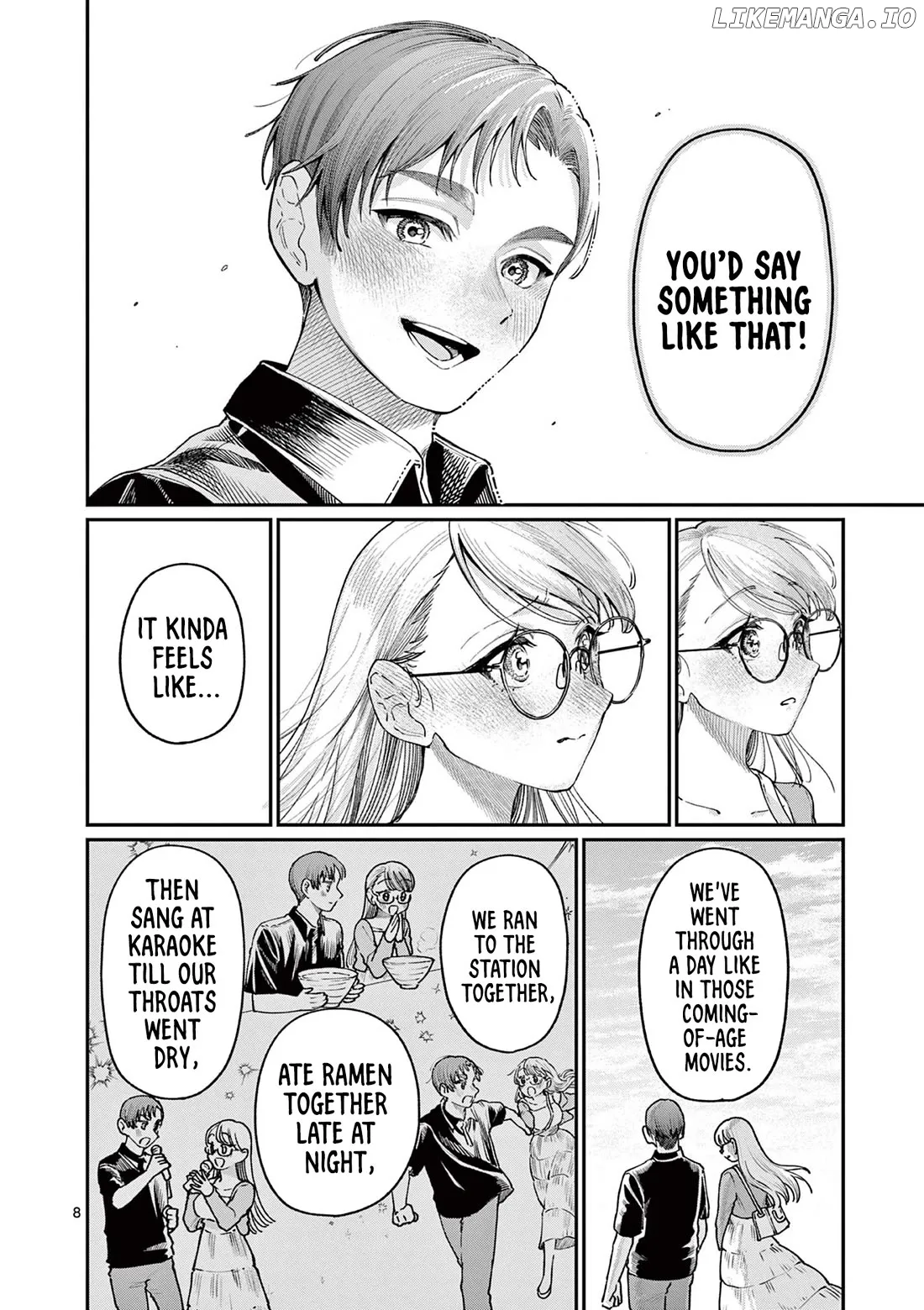 The Blue Love at the Wakaba Household Chapter 24 page 8 - 