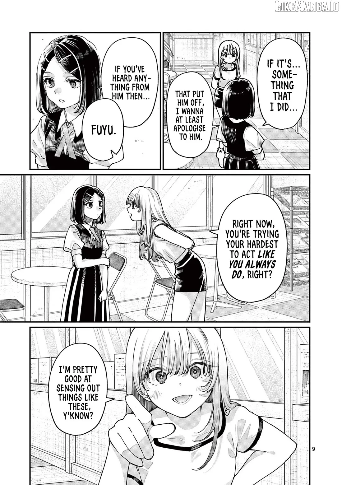 The Blue Love at the Wakaba Household Chapter 29 page 9 - 