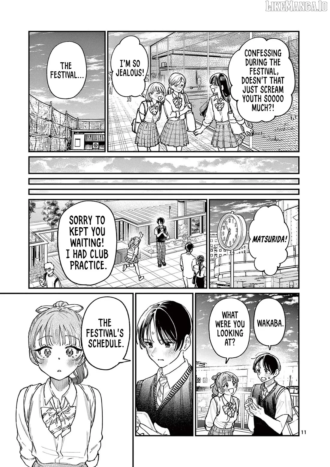 The Blue Love at the Wakaba Household Chapter 31 page 11 - 