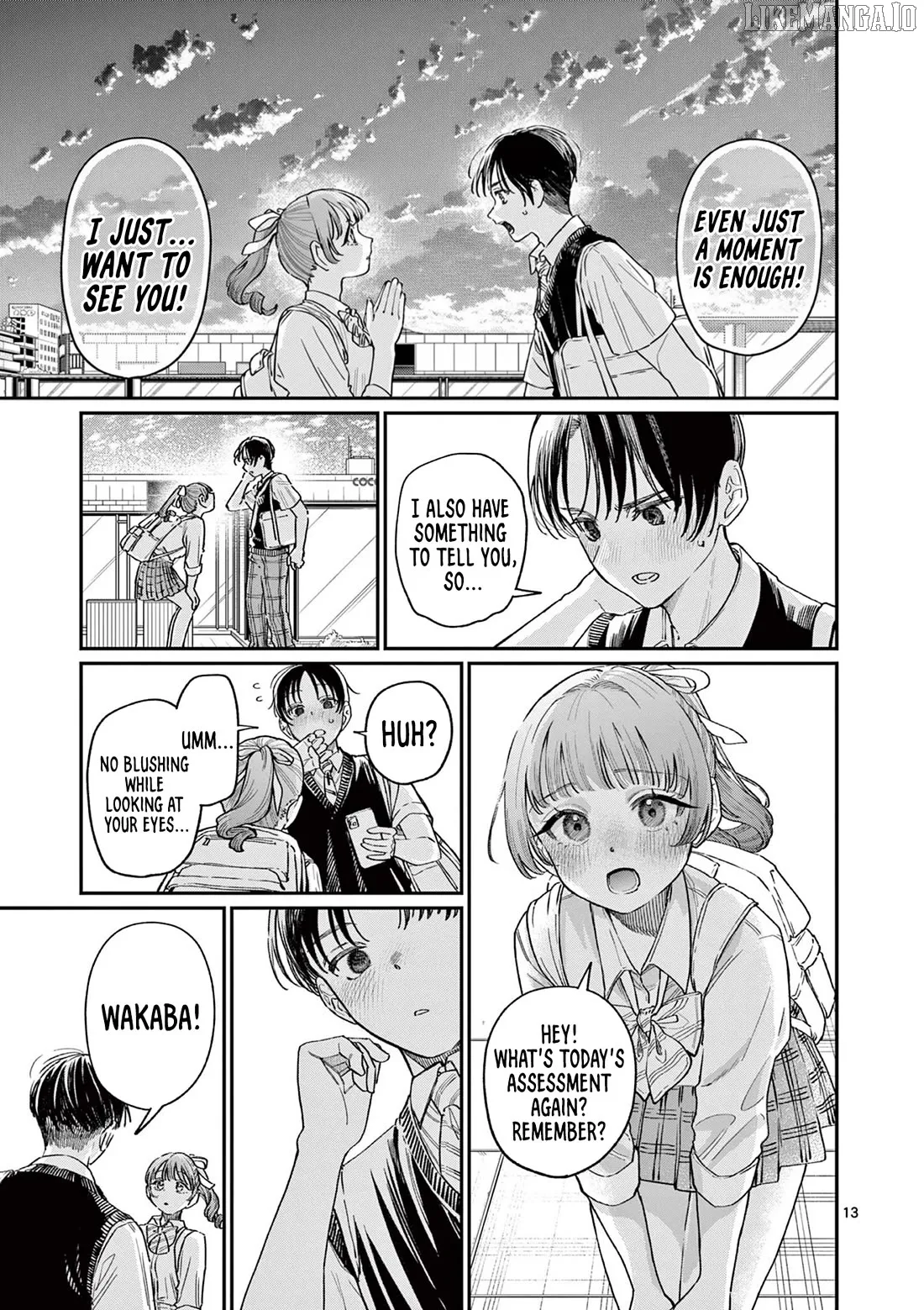 The Blue Love at the Wakaba Household Chapter 31 page 13 - 