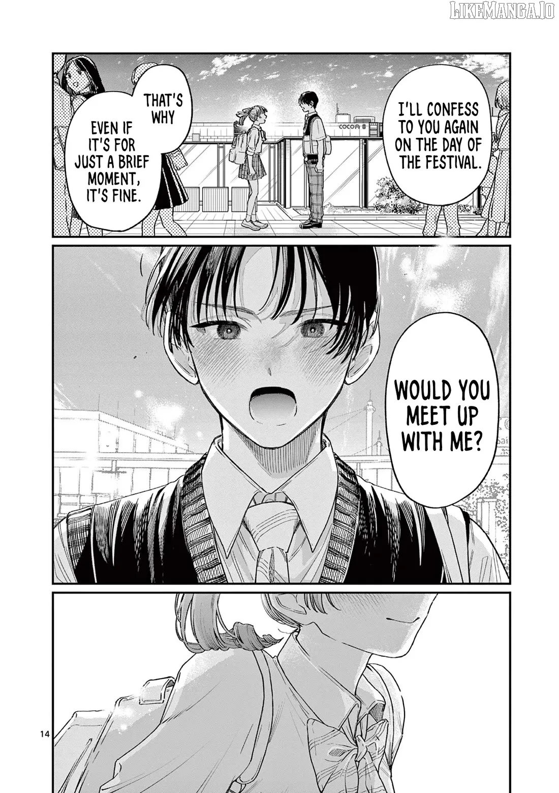 The Blue Love at the Wakaba Household Chapter 31 page 14 - 