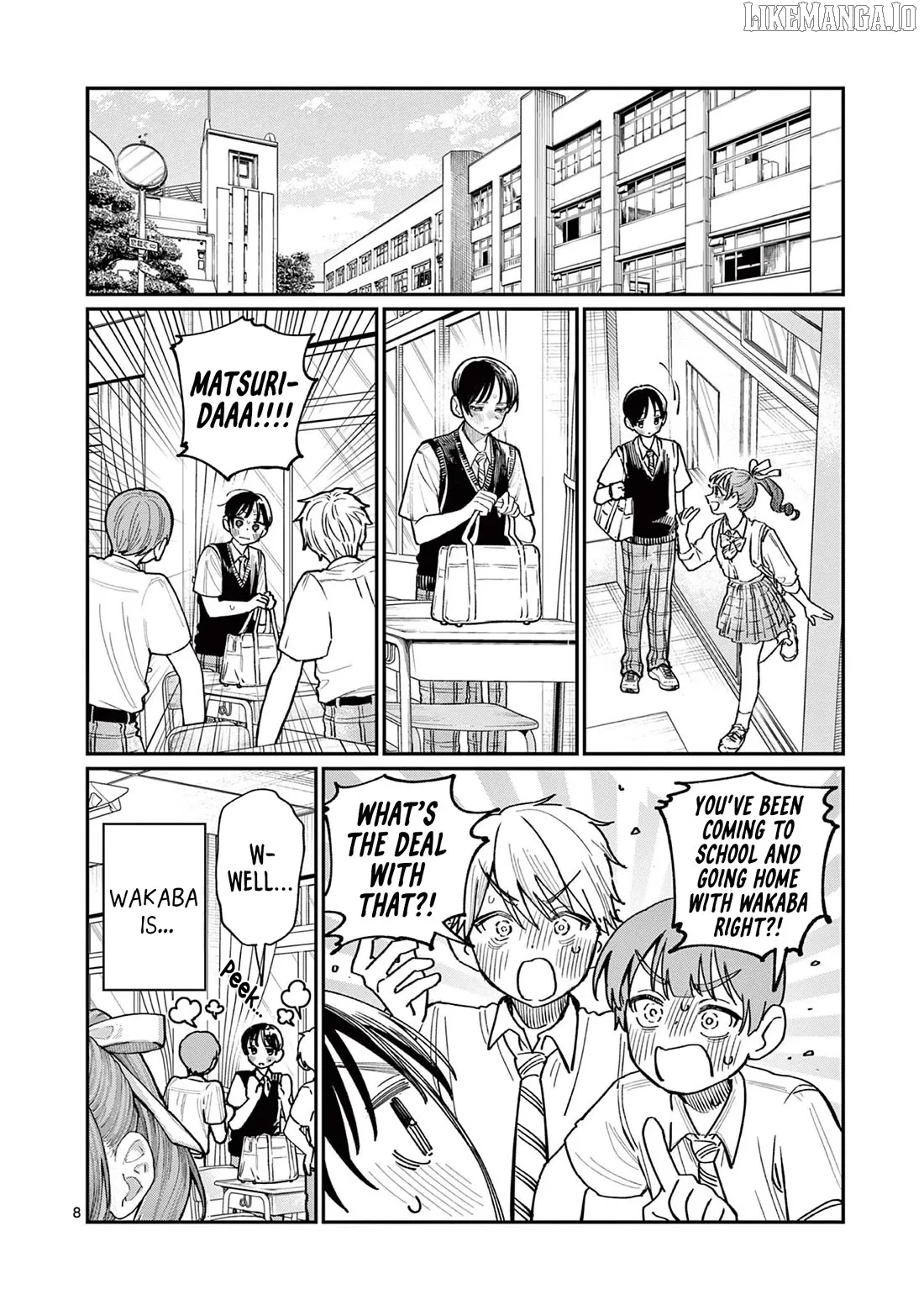 The Blue Love at the Wakaba Household Chapter 31 page 8 - 