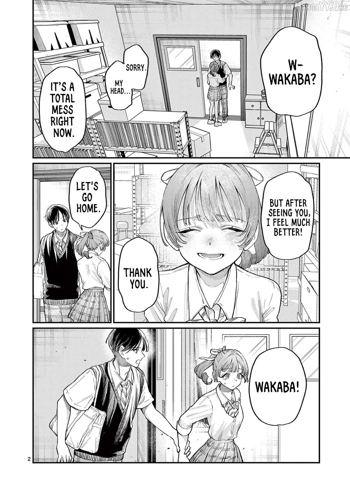 The Blue Love at the Wakaba Household Chapter 33 page 2 - 