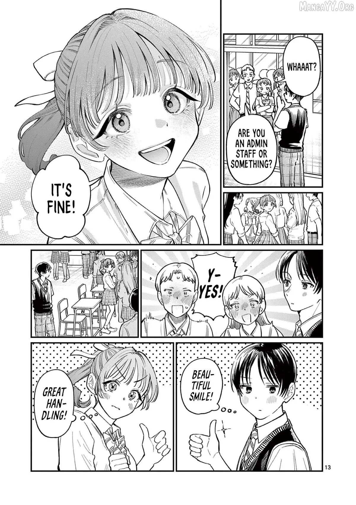 The Blue Love at the Wakaba Household Chapter 33 page 13 - 
