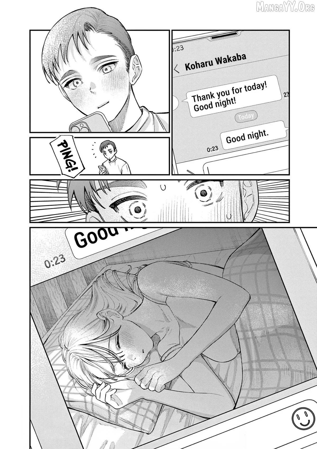 The Blue Love at the Wakaba Household Chapter 34 page 16 - 