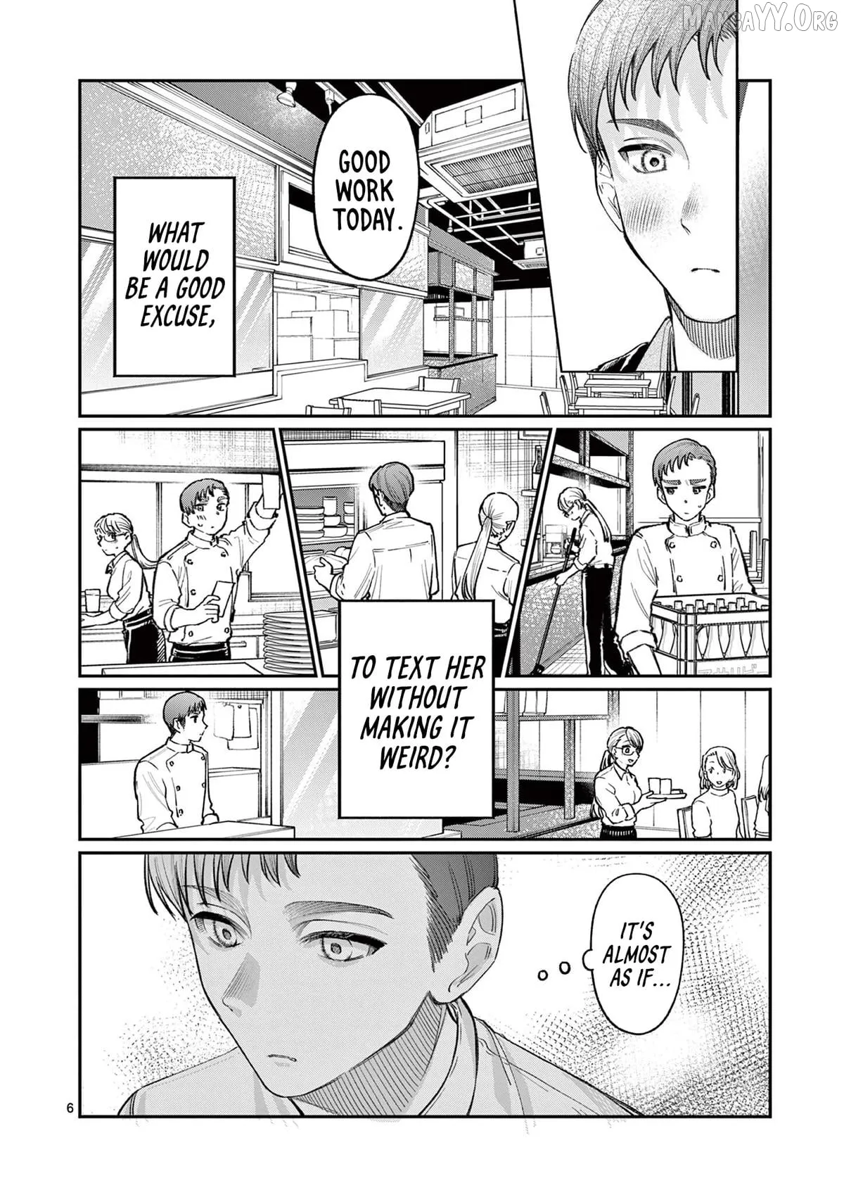 The Blue Love at the Wakaba Household Chapter 34 page 6 - 