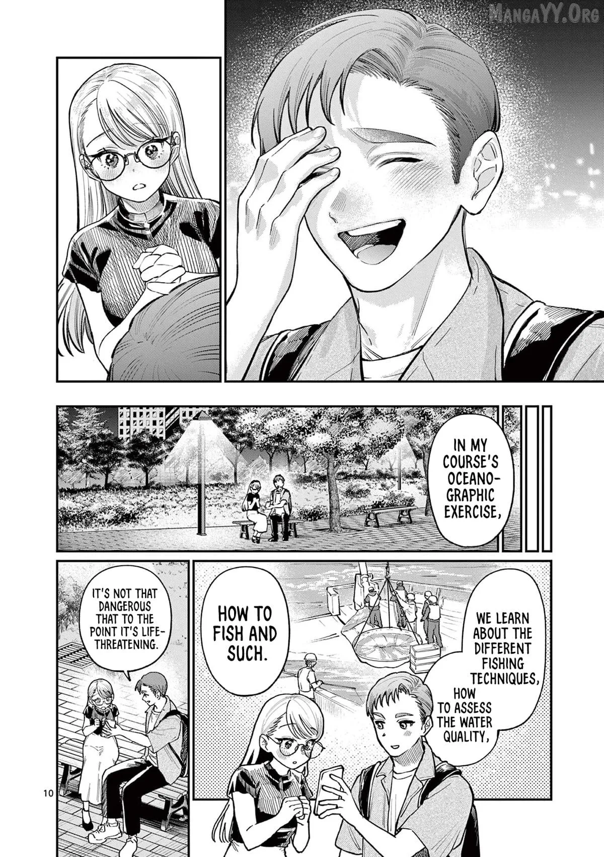 The Blue Love at the Wakaba Household Chapter 34 page 10 - 