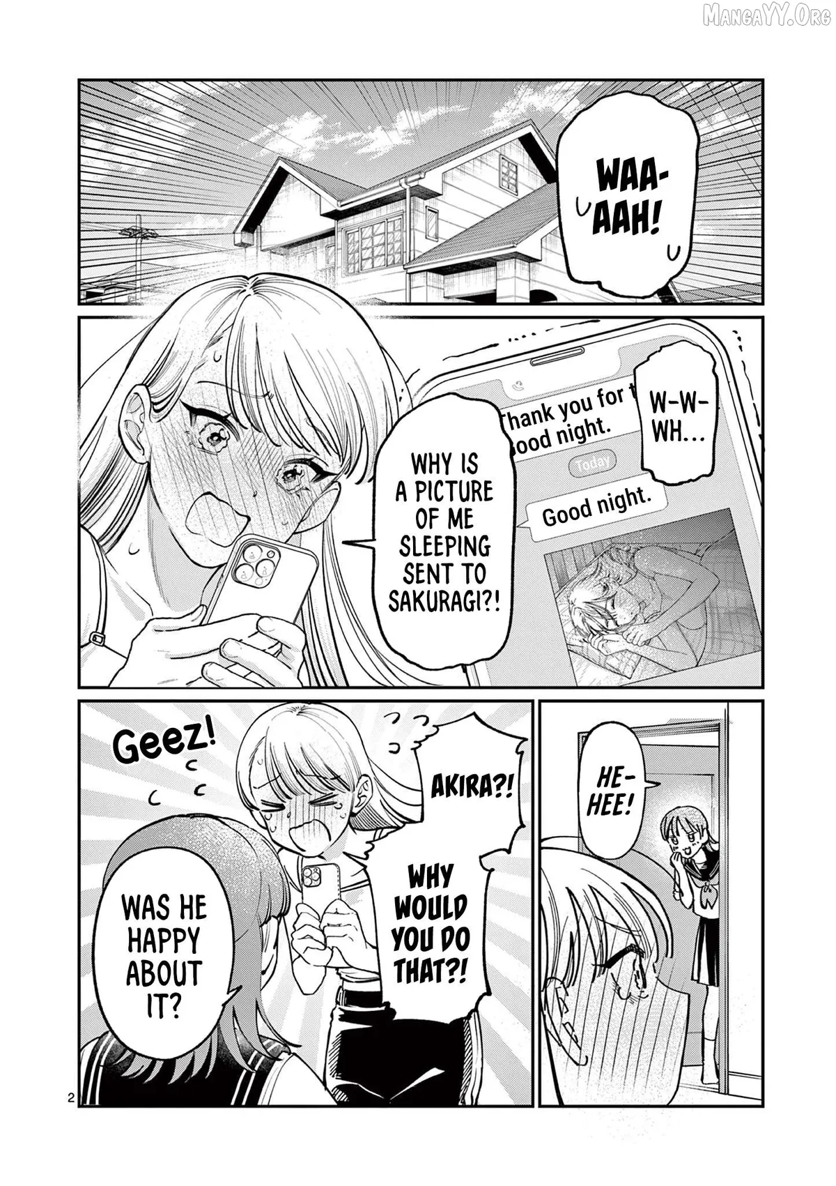The Blue Love at the Wakaba Household Chapter 35 page 2 - 