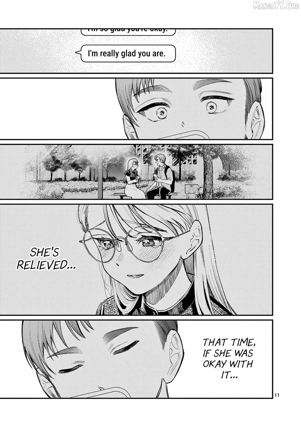 The Blue Love at the Wakaba Household Chapter 35 page 11 - 