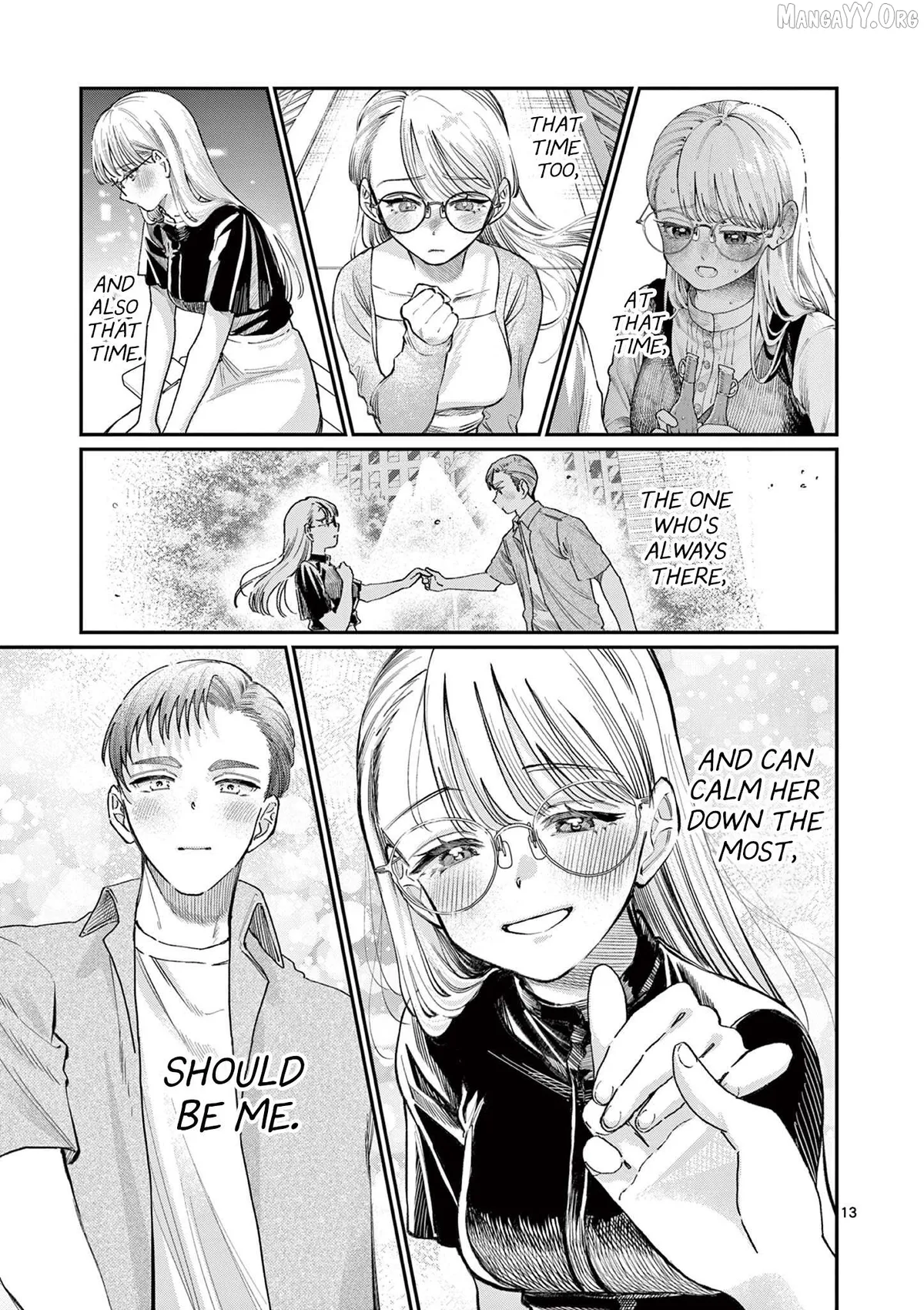 The Blue Love at the Wakaba Household Chapter 35 page 13 - 
